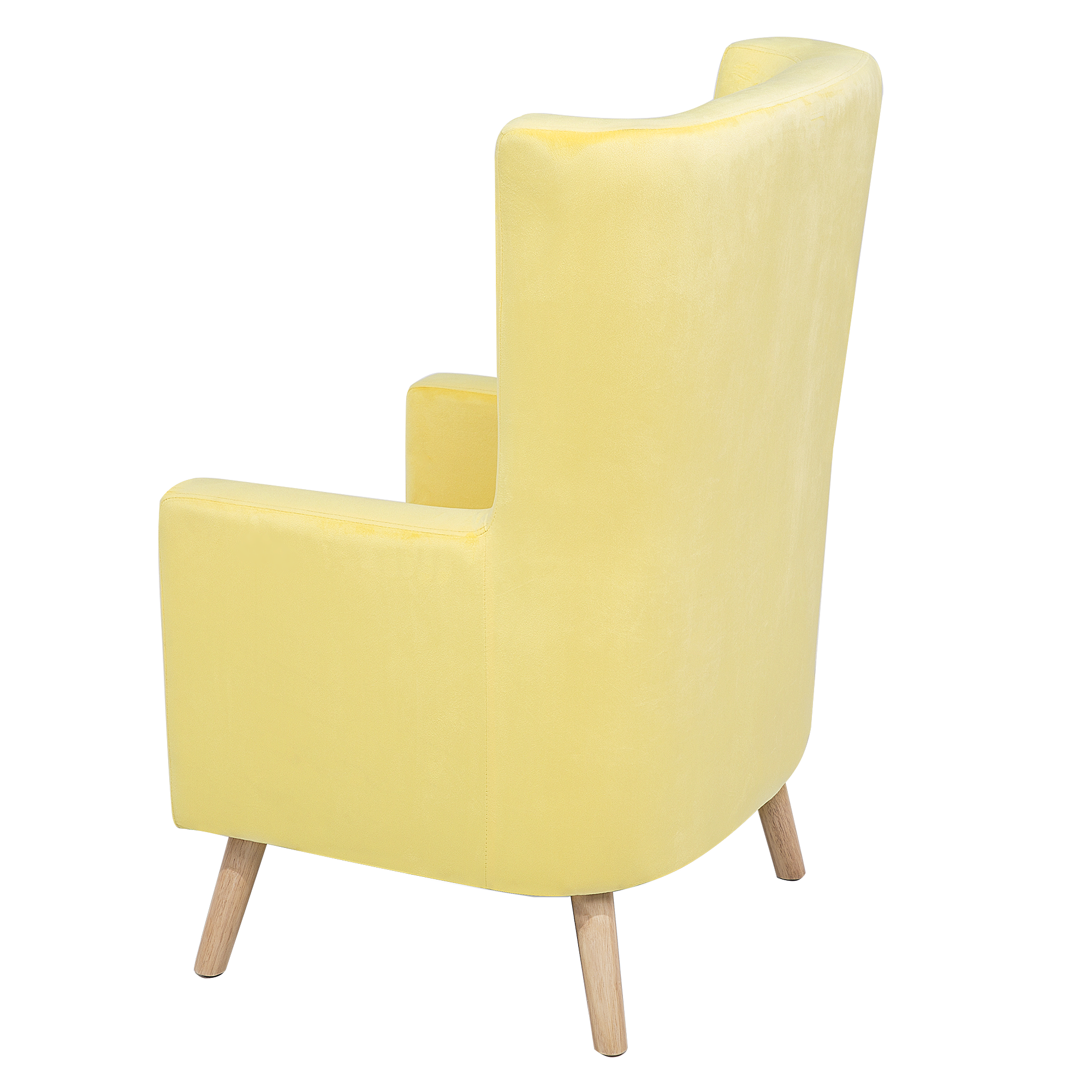 ONEIDA high-backed armchair Velvet Yellow [10]