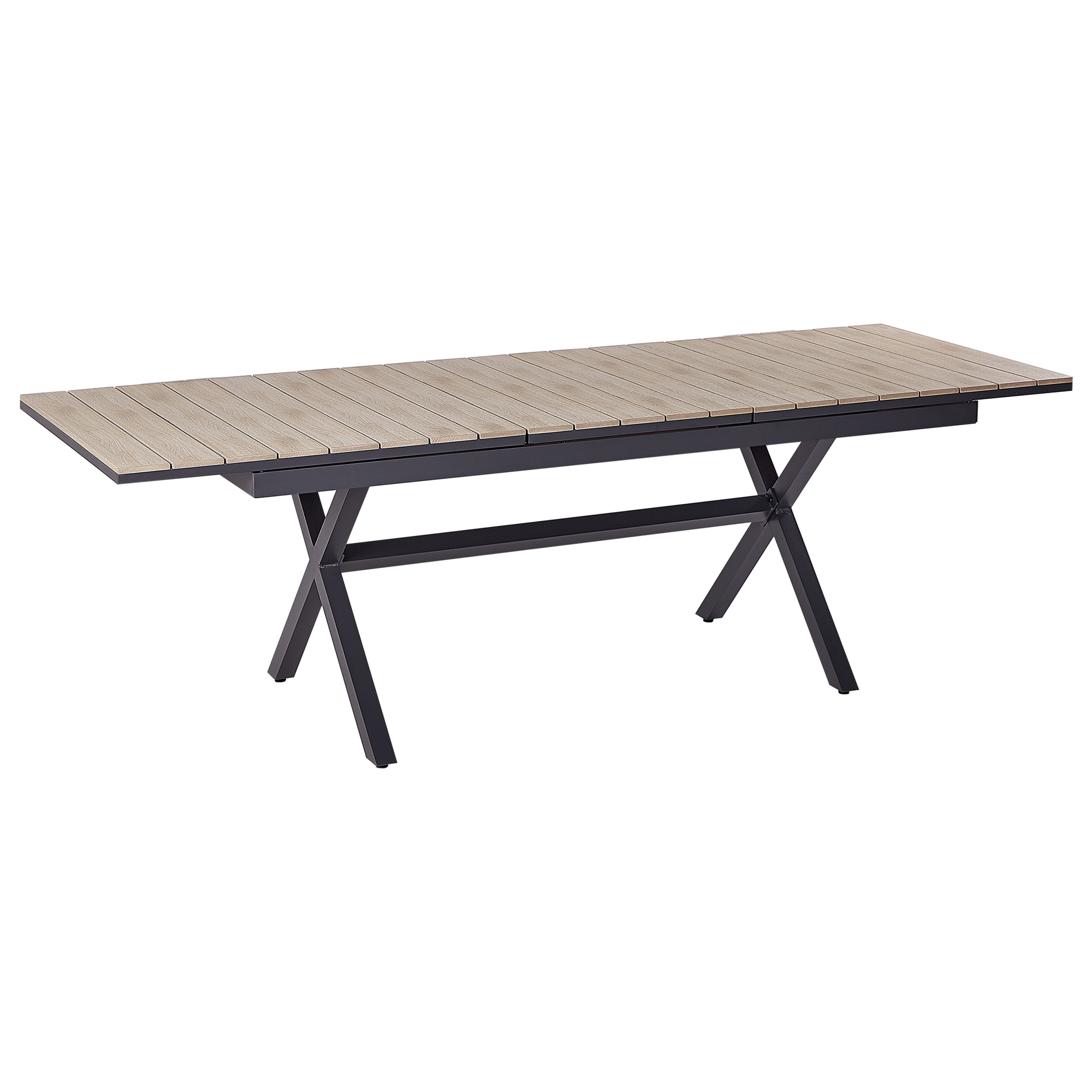 Tuintafel Bewerkt hout Grafietgrijs FANES