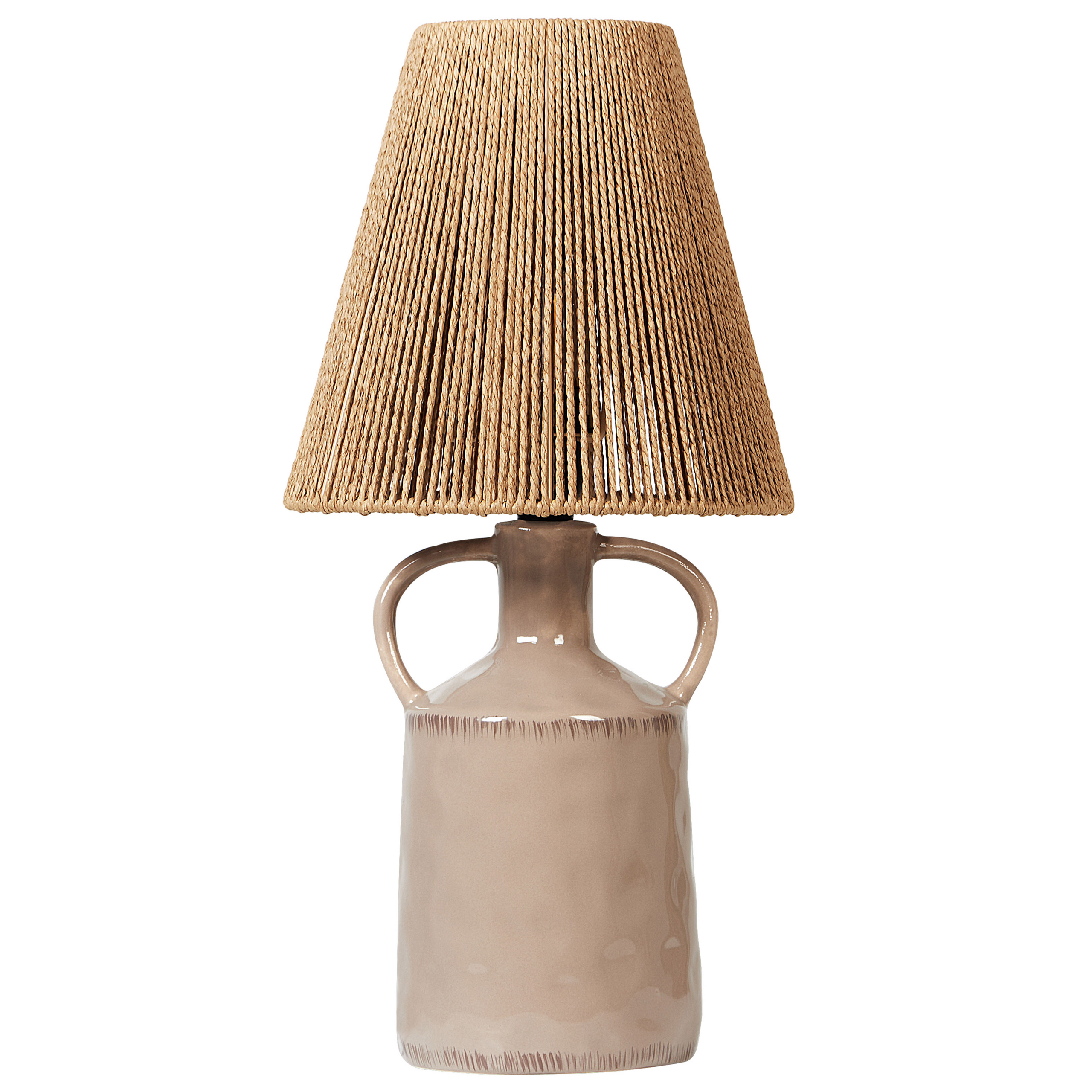 Tafellamp keramiek taupe LARISSOS