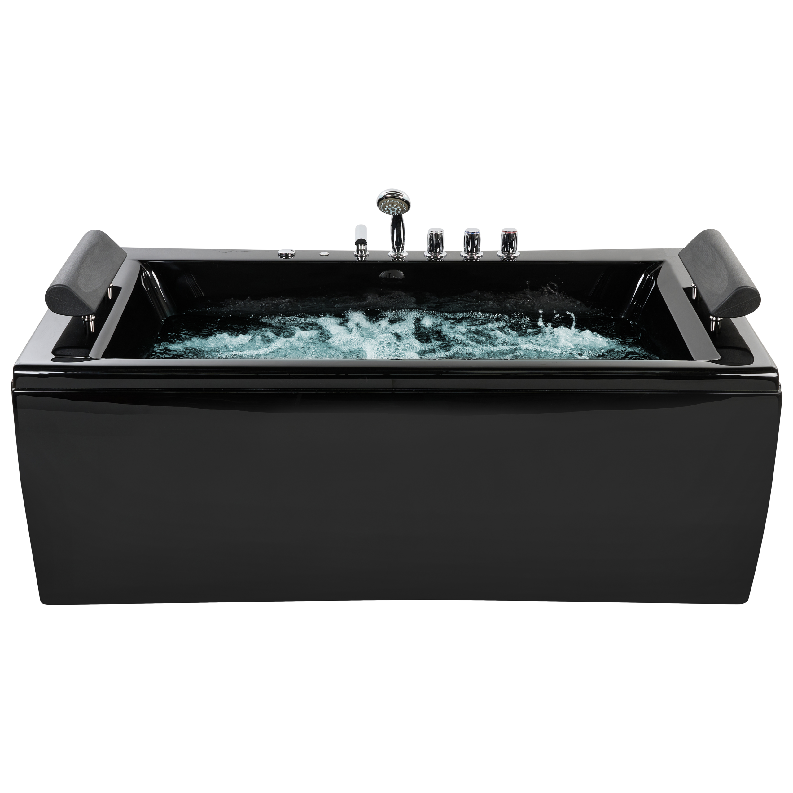 Whirlpool LED zwart 172 x 83 cm MONTEGO