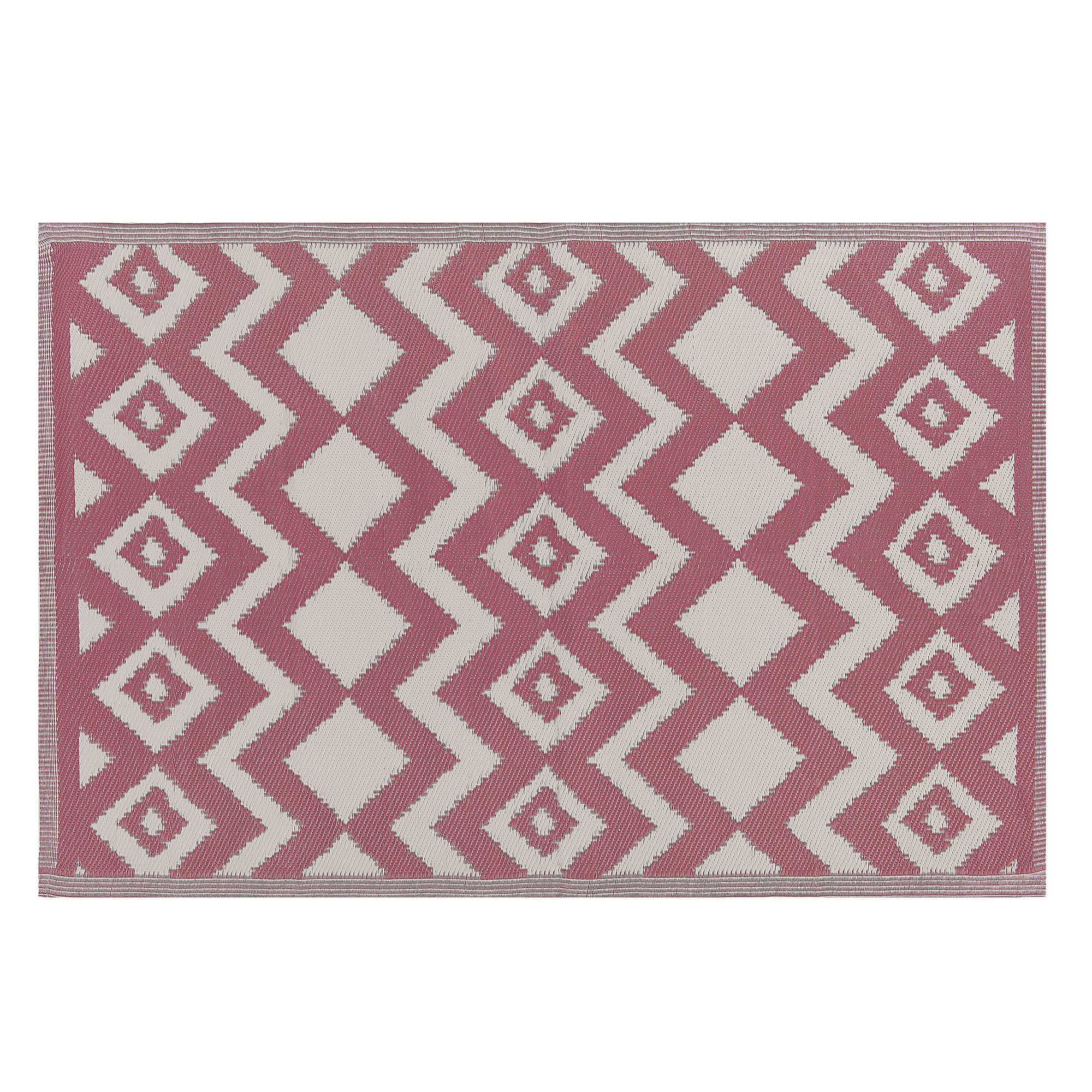 Vloerkleed polypropyleen roze 120 x 180 cm DEWAS