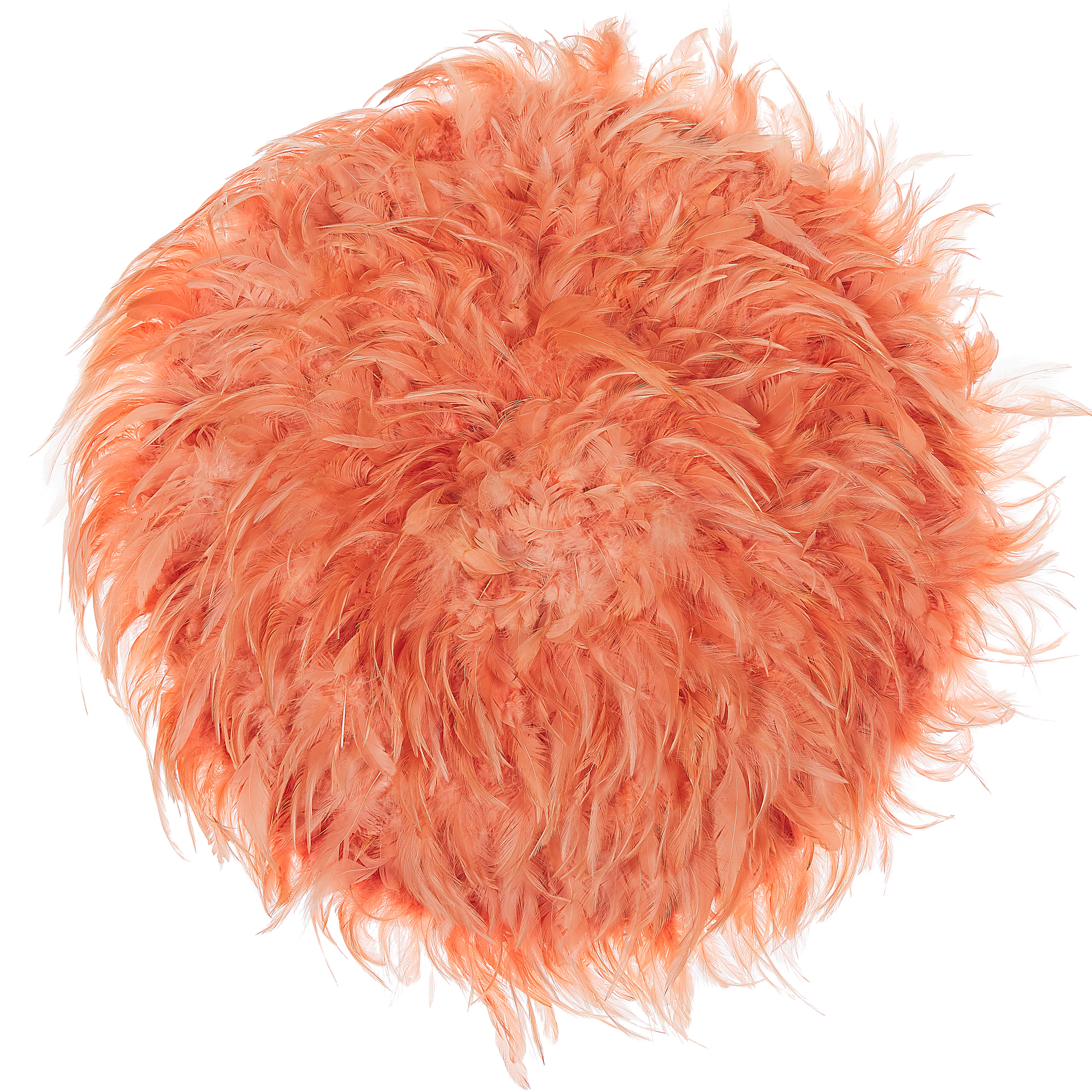 Wanddecoratie koraalrood Ø60 cm JUJU