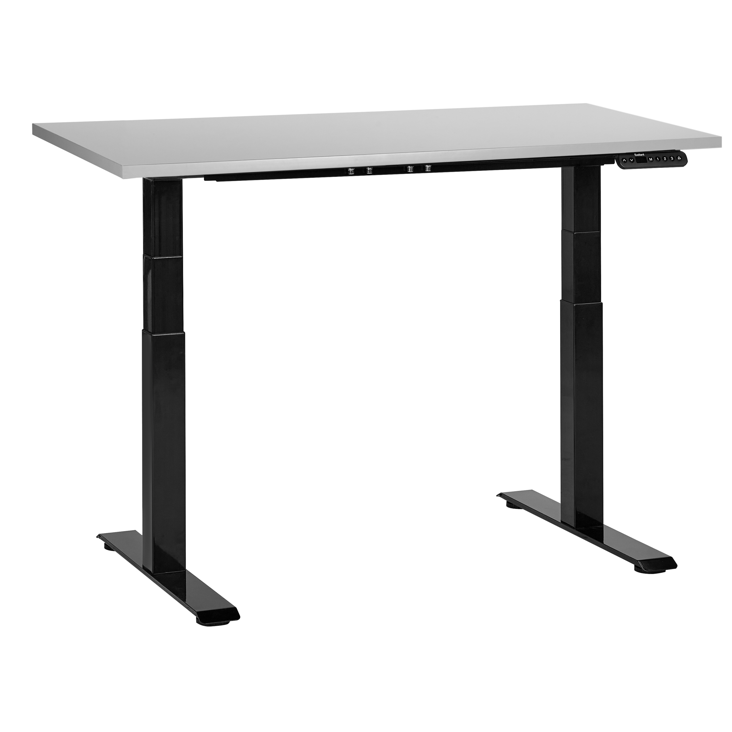 Verstelbaar bureau Elektrisch 120 x 72 cm Lichtgrijs DESTINES Diverse Formaten