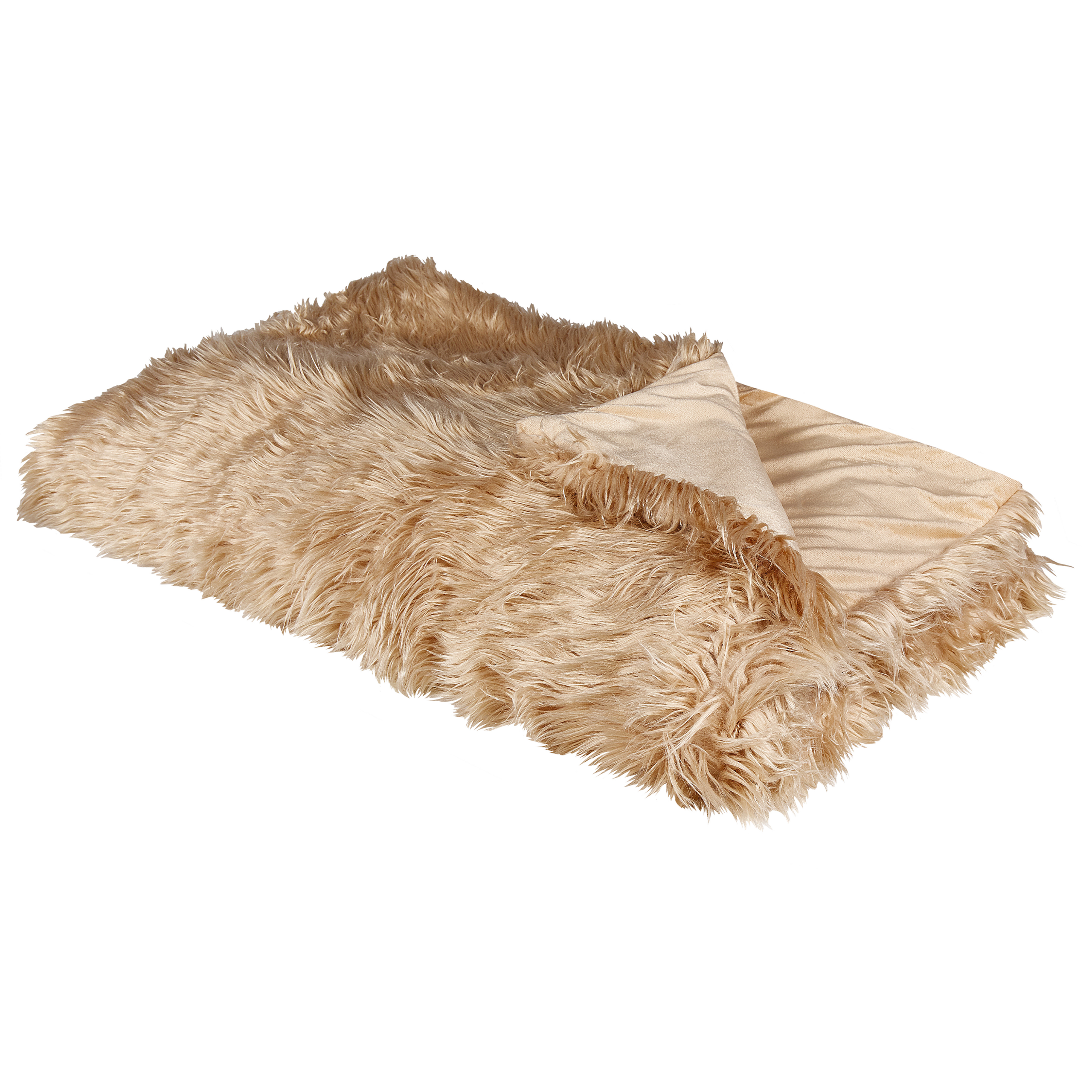 Bedsprei lichtbruin 150 x 200 cm DELICE