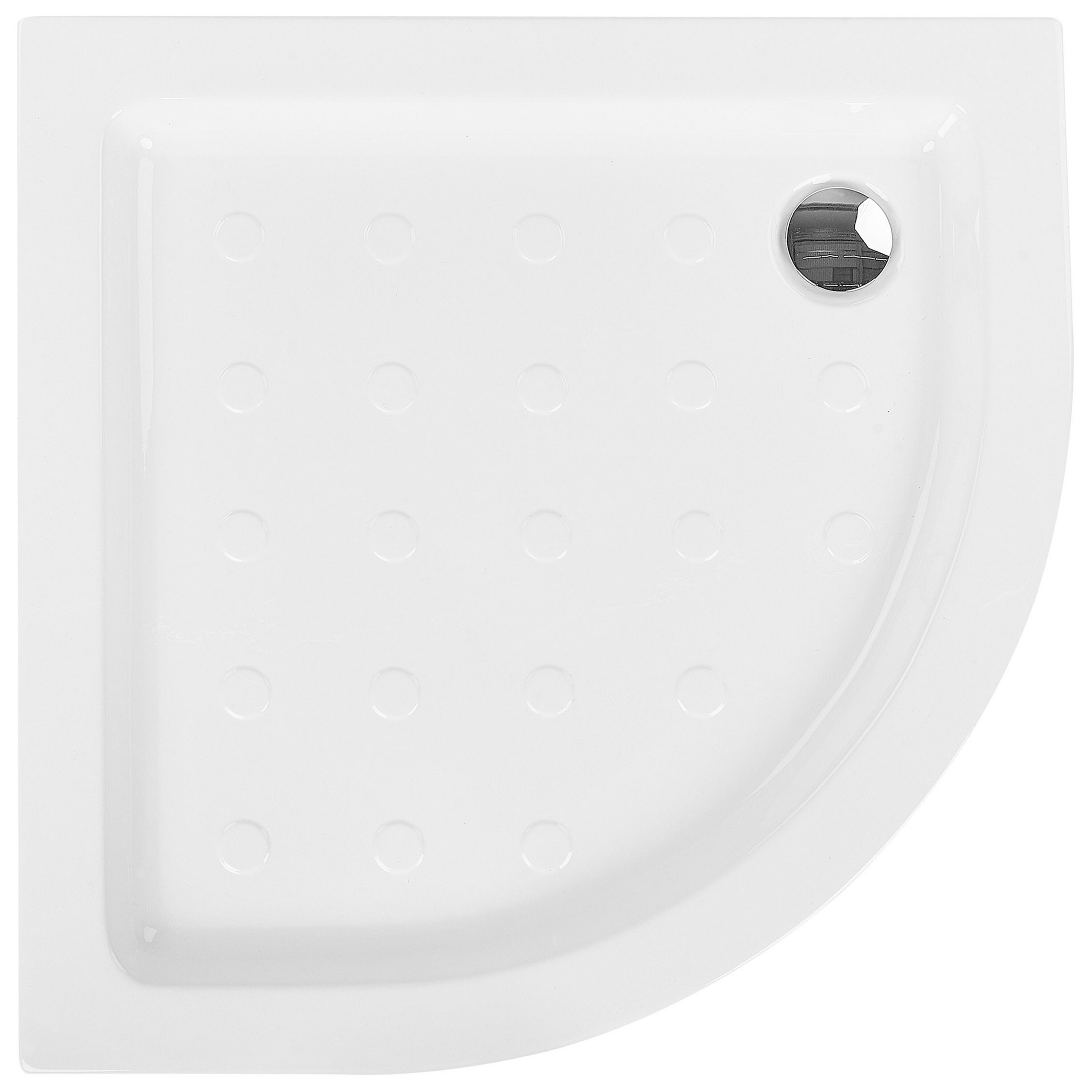 Douchebak 90 x 90 x 7 cm Wit SIUNA