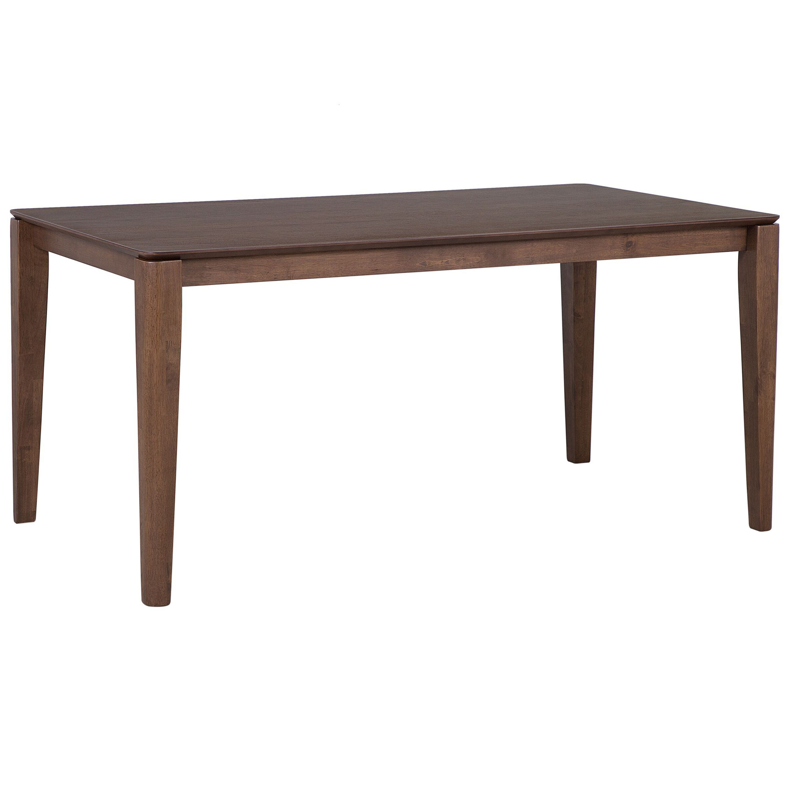 Eettafel MDF donkerbruin 160 x 90 cm LOTTIE