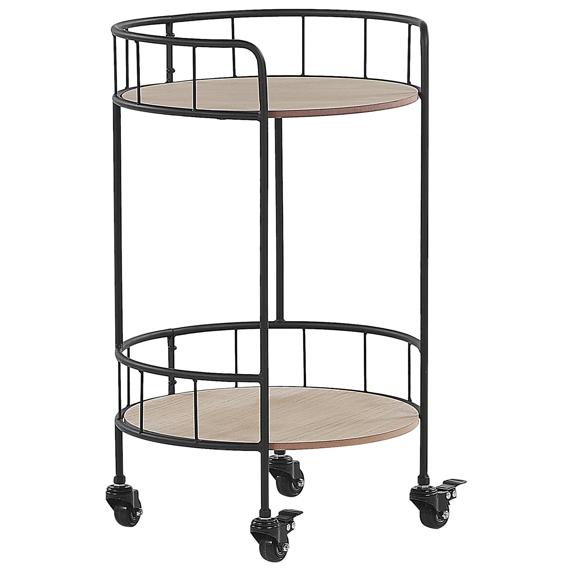 Keukentrolley lichtbruin/zwart HIKO