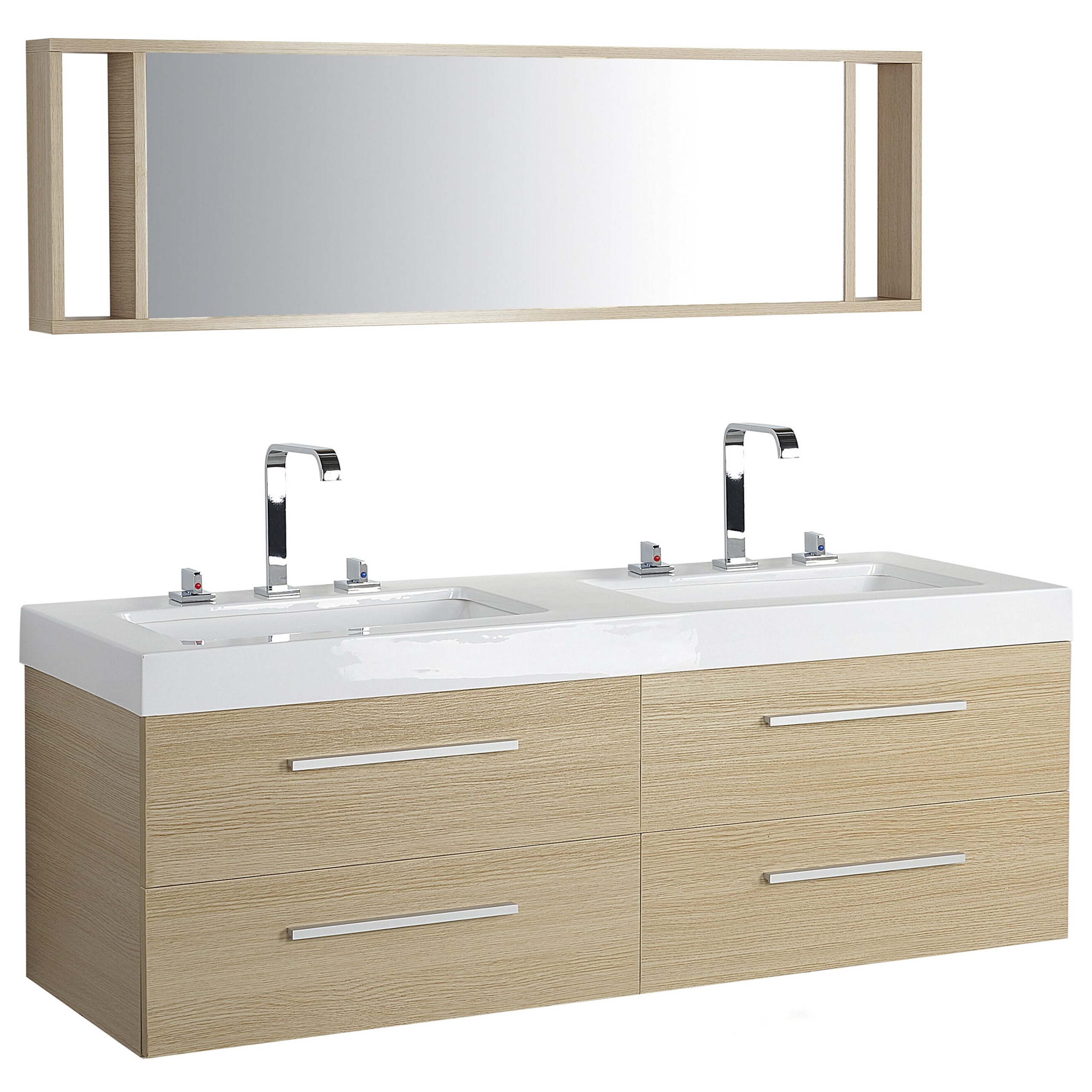 Badkamermeubelset beige MALAGA