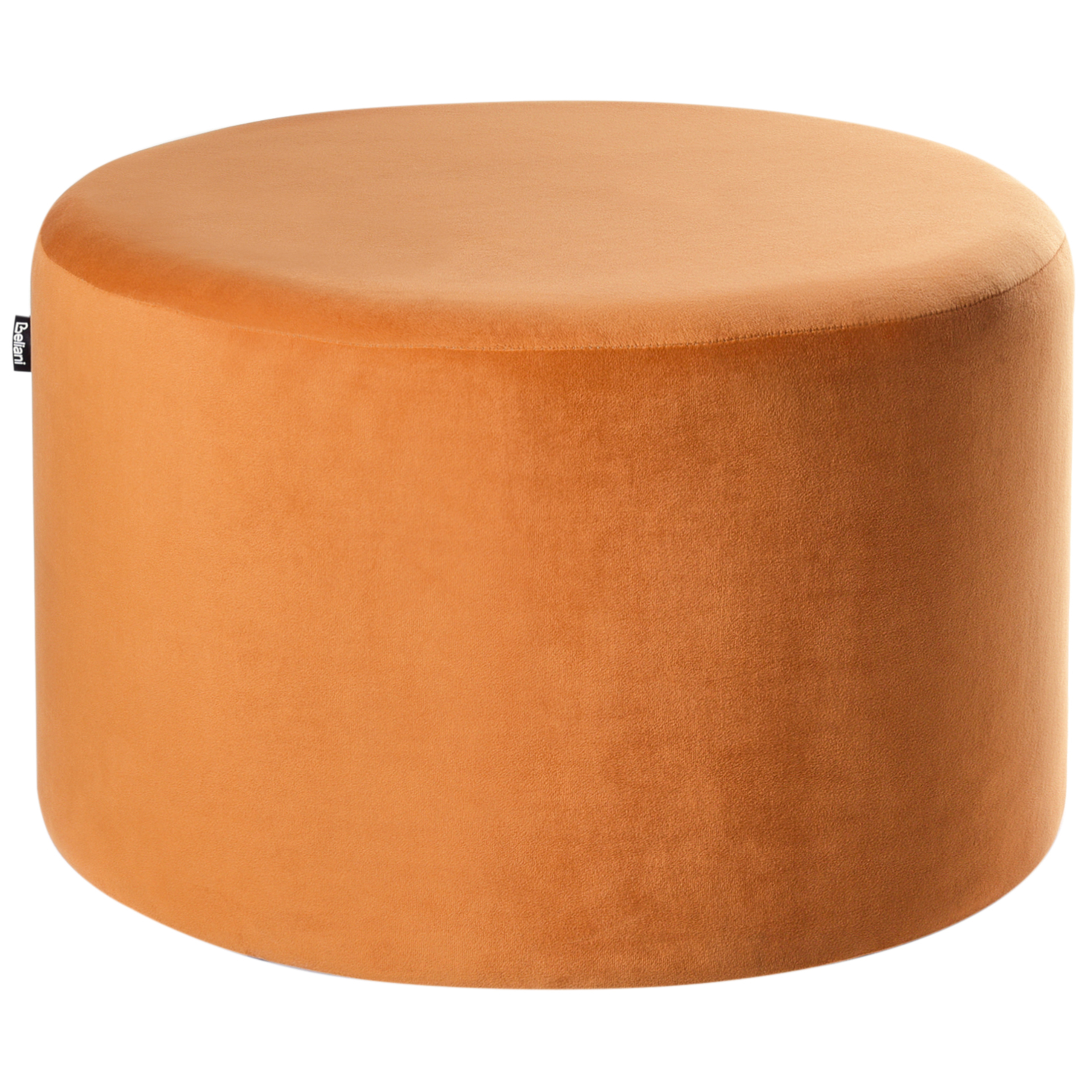 Poef fluweel oranje MILLEN