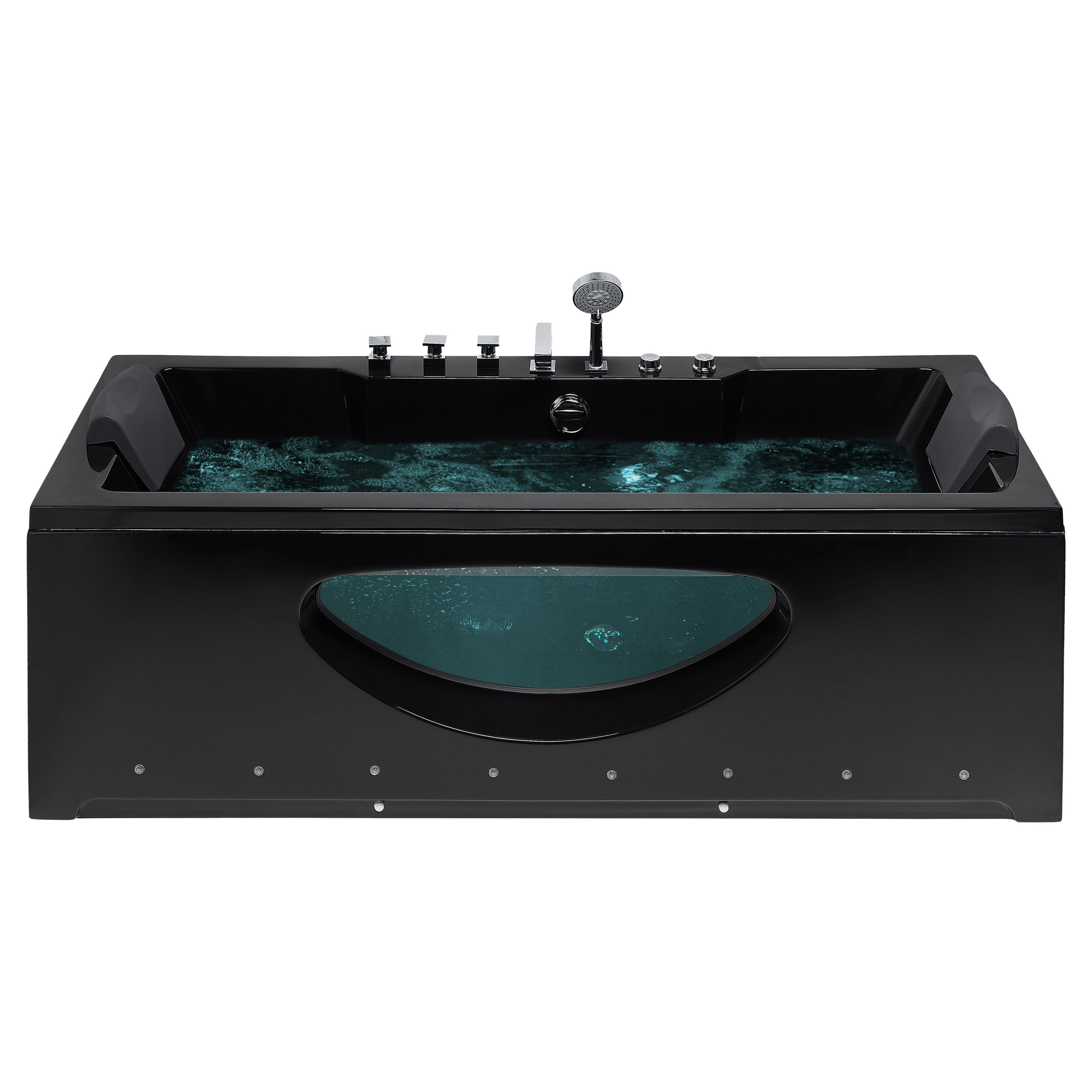 Whirlpool LED zwart 170 x 80 cm HAWES