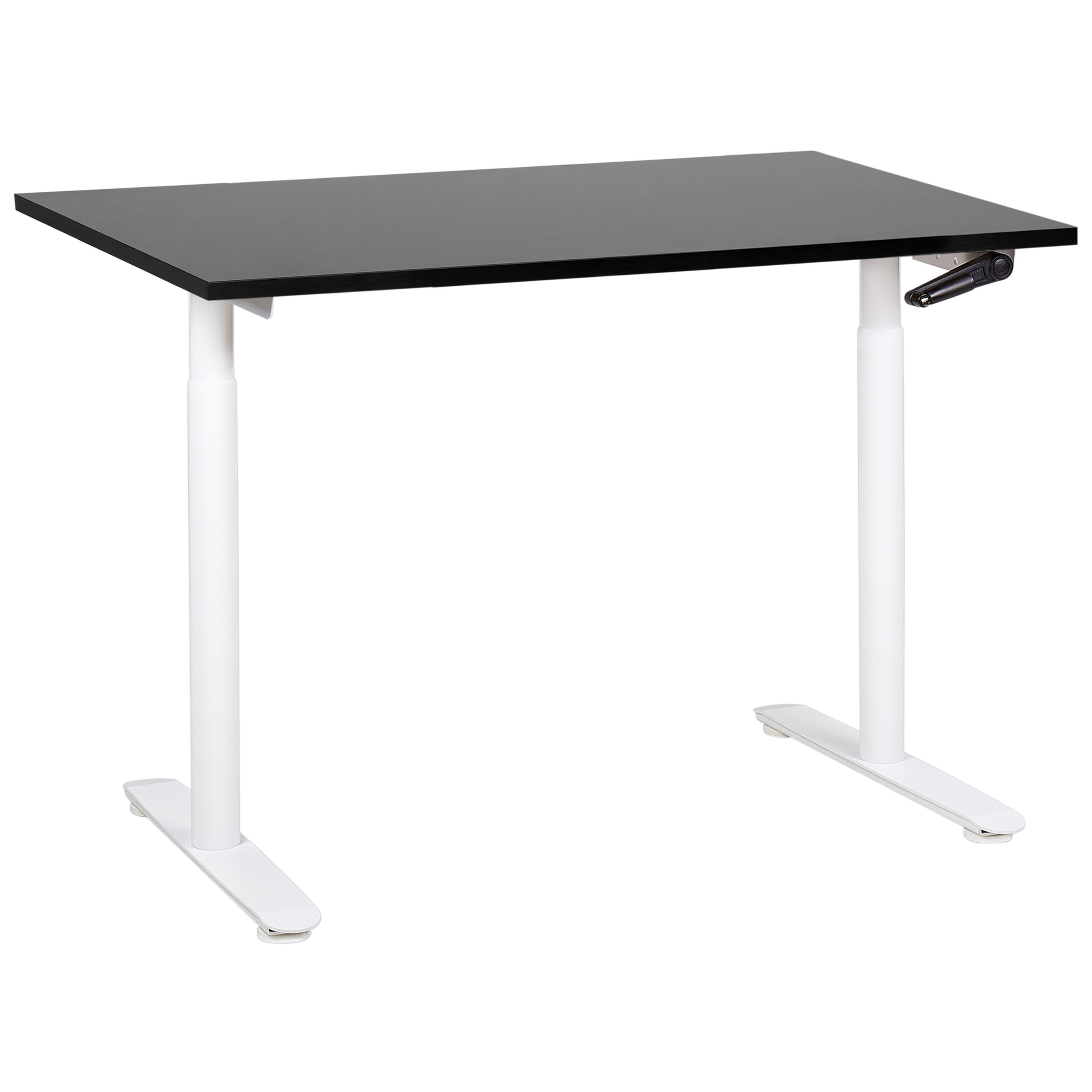 Verstelbaar bureau Handmatig 120 x 72 cm Zwart DESTIN IV