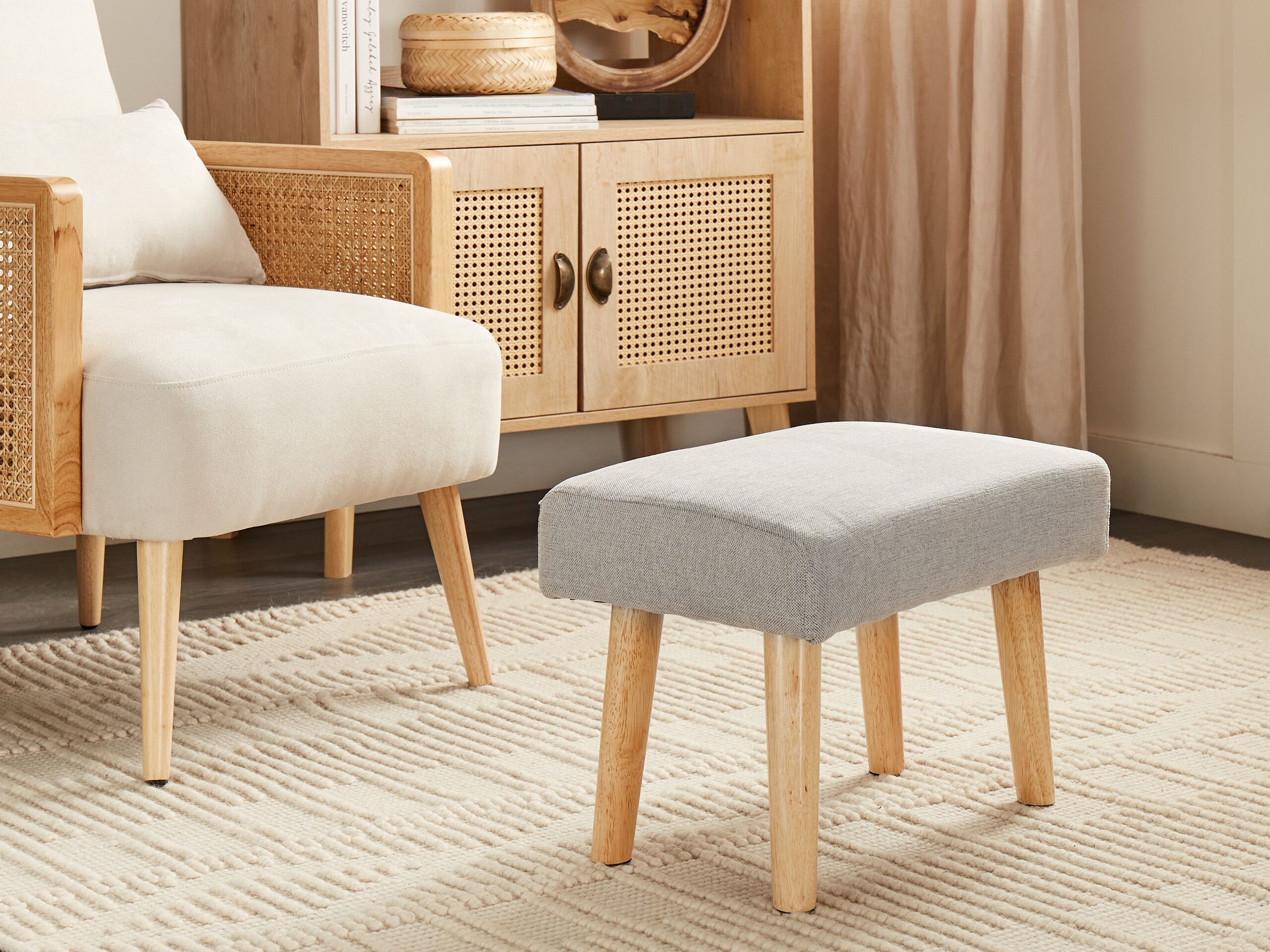 Scaun taburet - Scaun taburet TAKOMA II  Gri deschis