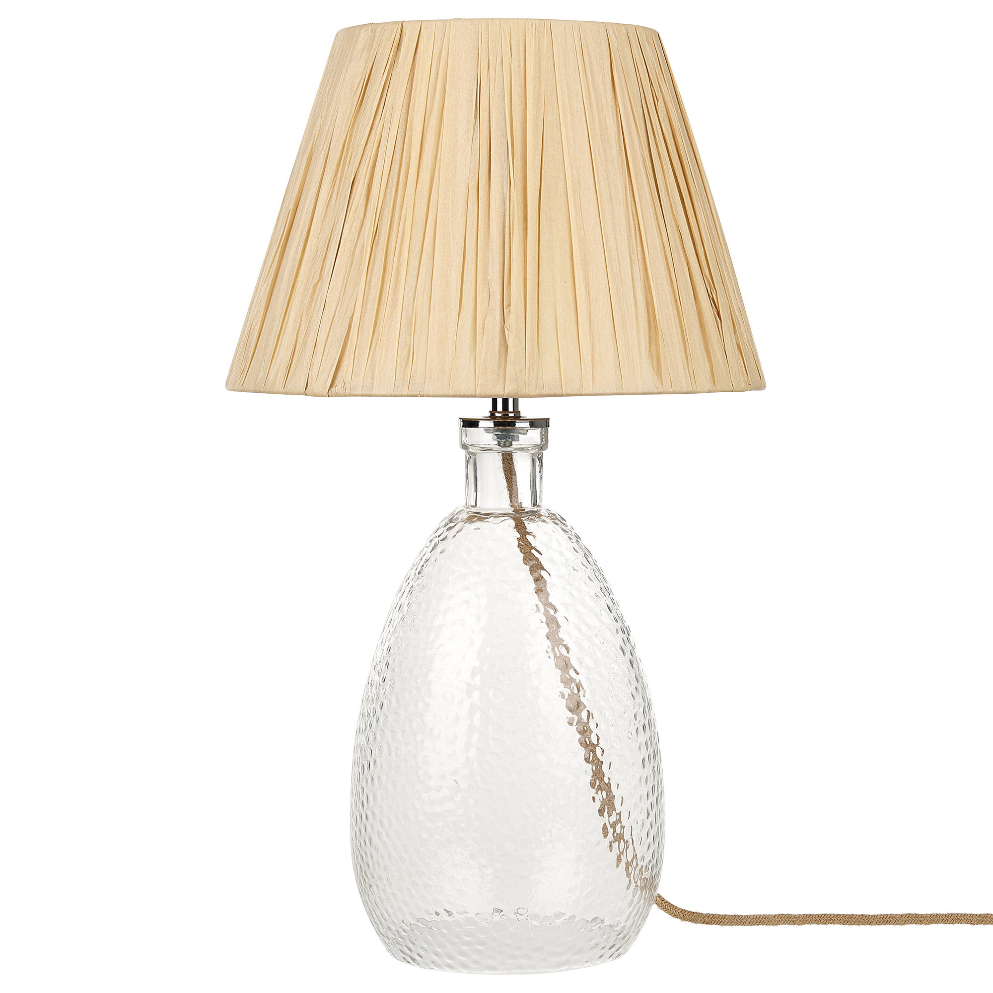 Tafellamp glas transparant BLANCO