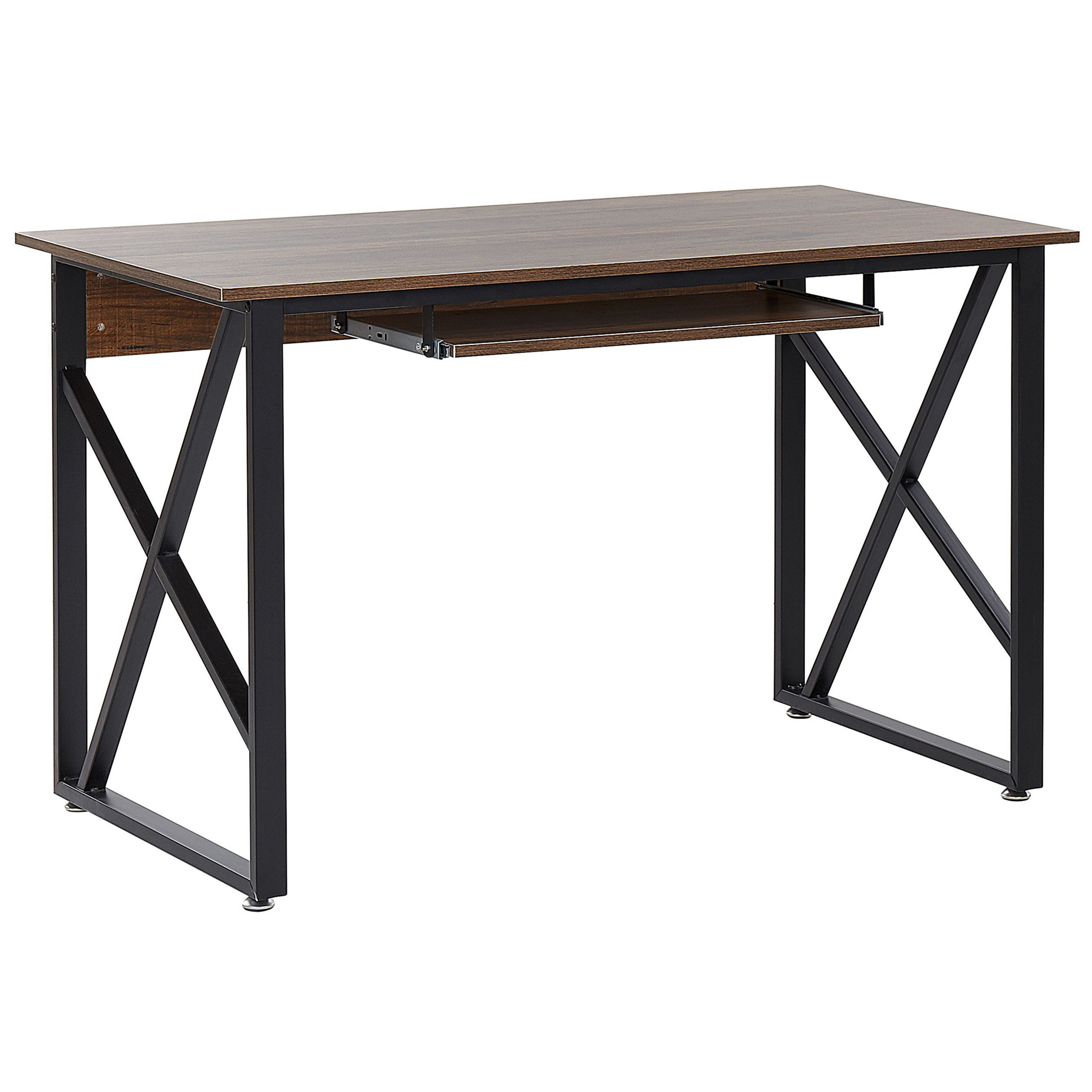 Bureau 120 x 60 cm Donkere houtkleur DARBY