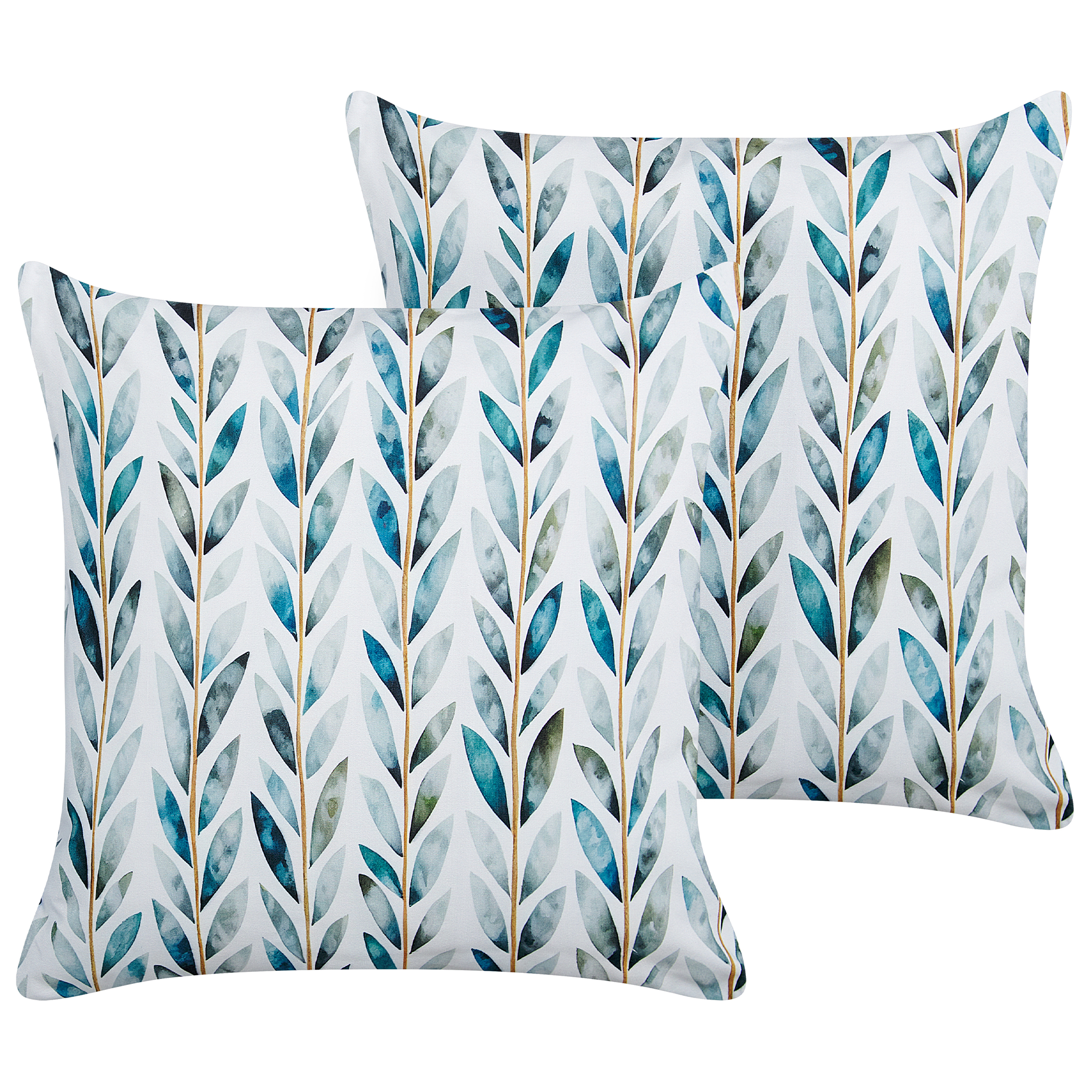 Set van 2 kussens Wit LOANO 45 x 45 cm