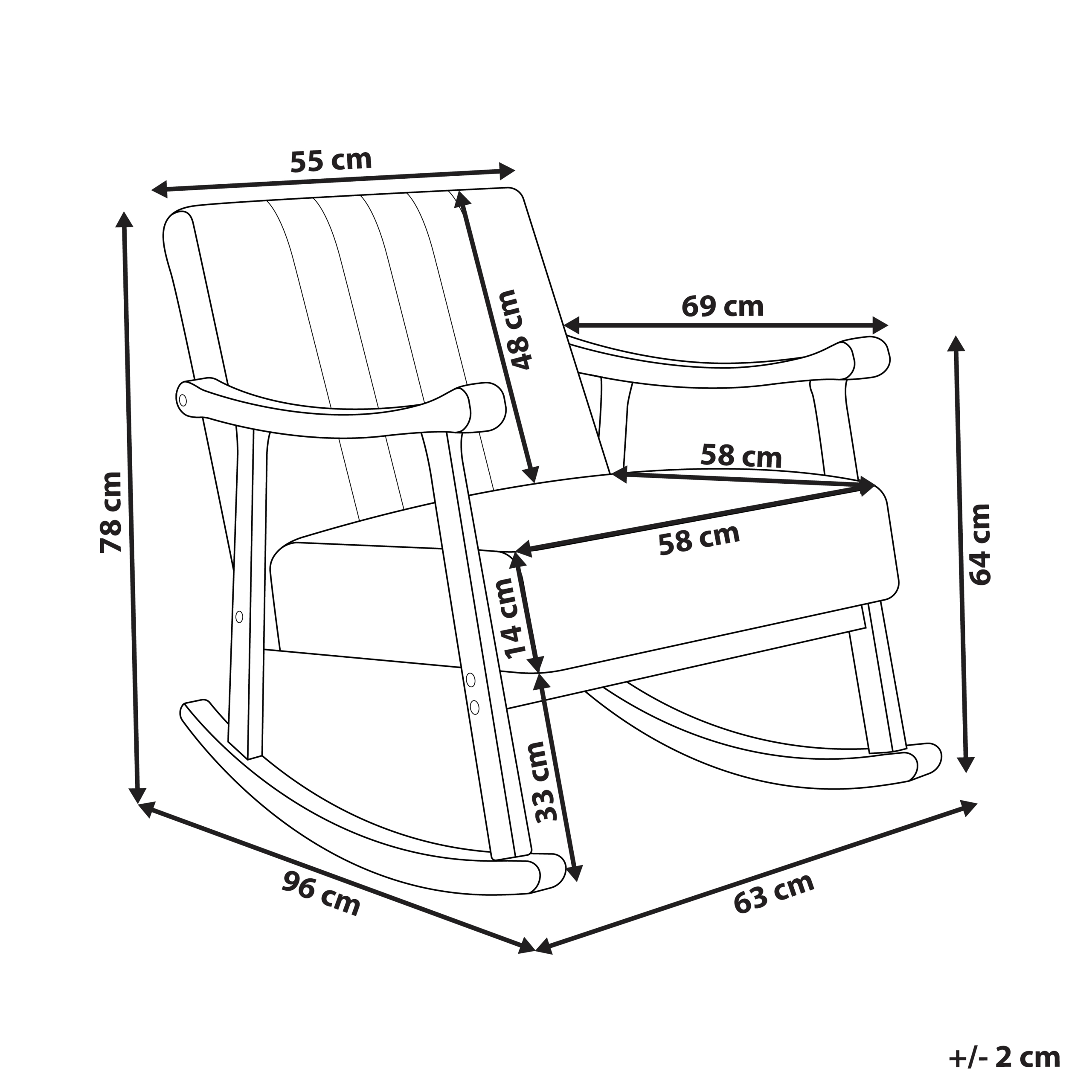 Balansoar LEKNES Boucle Alb-murdar [3]