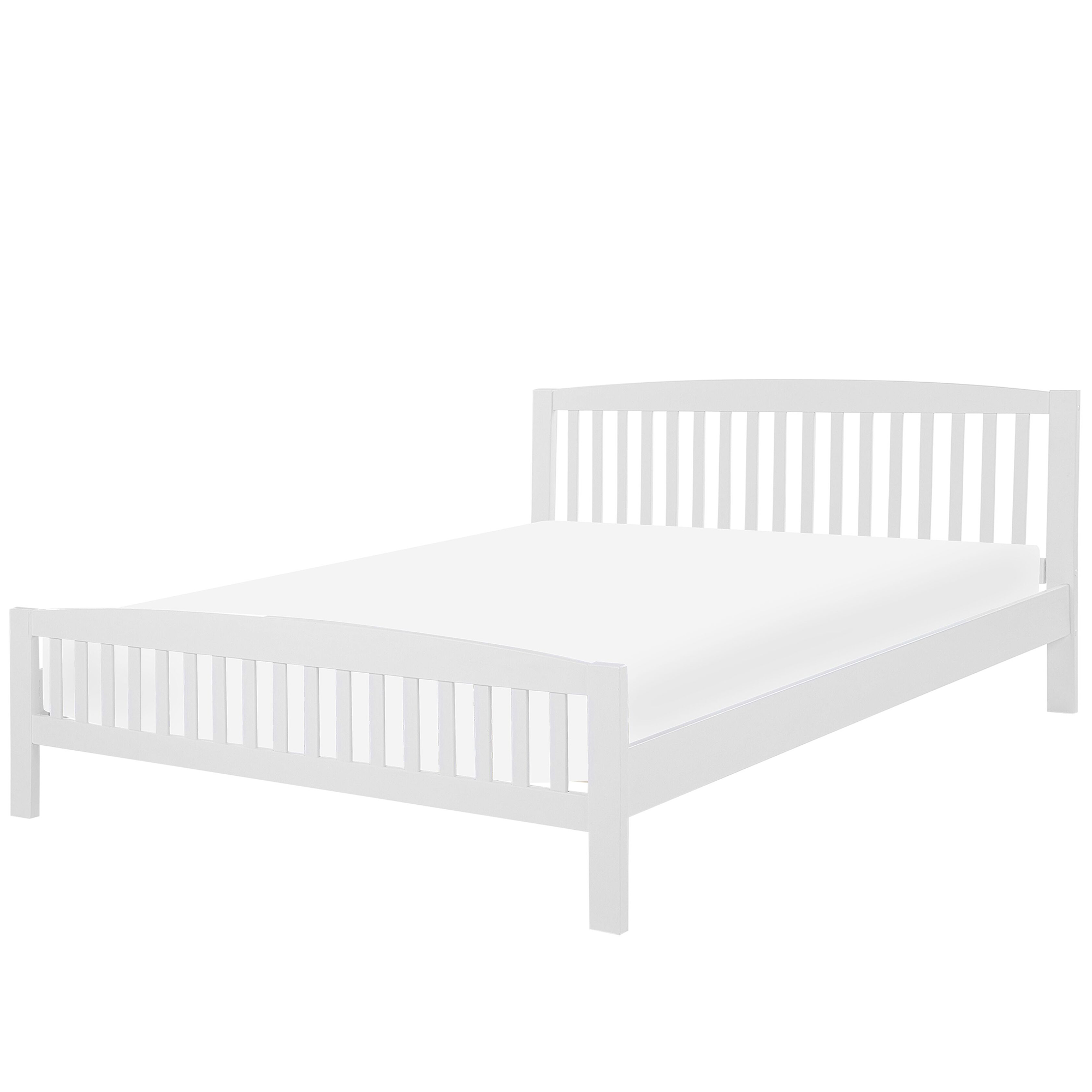 Bed hout wit 160 x 200 cm CASTRES