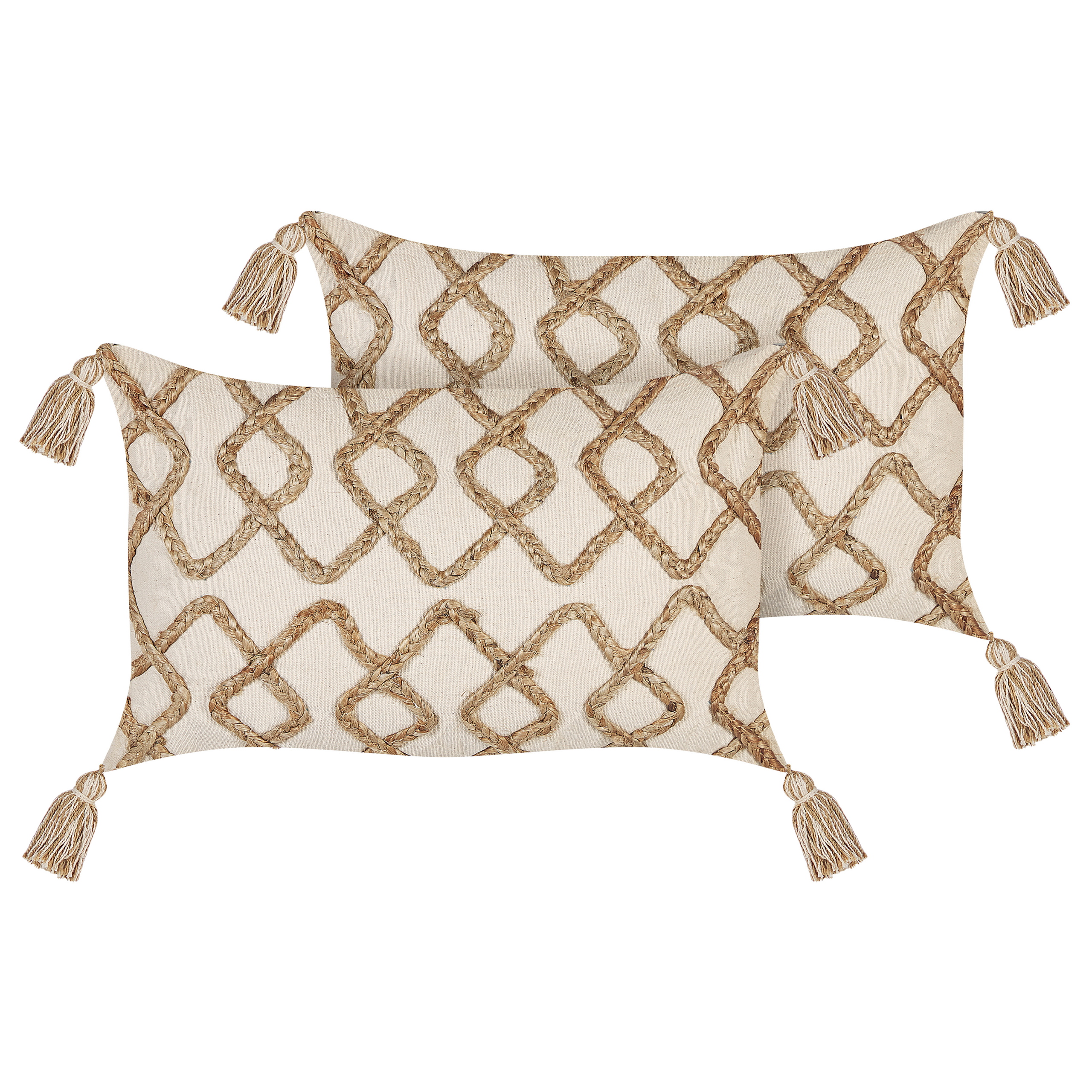 Set van 2 kussens Beige INCANA 30 x 50 cm
