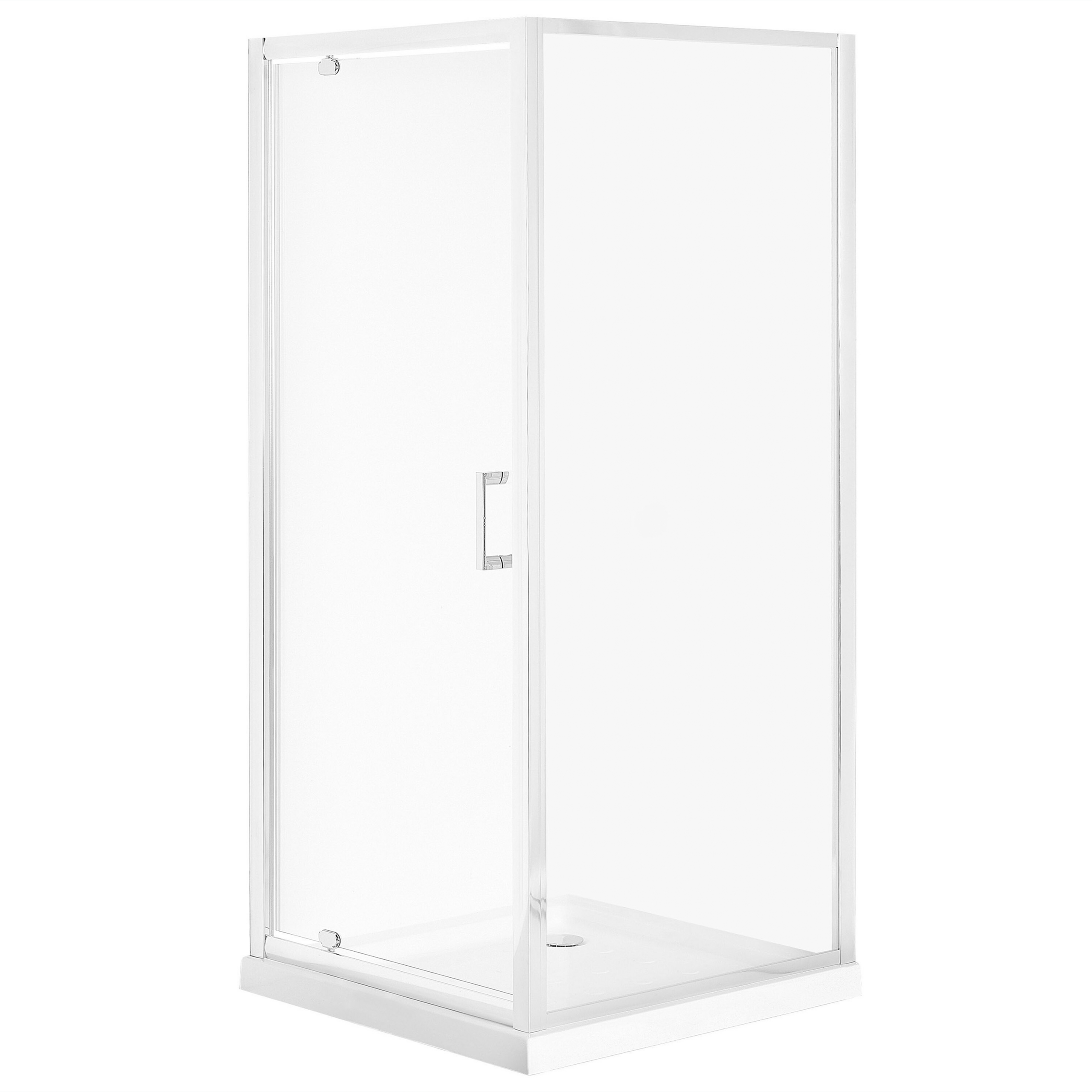 Douchecabine 90 x 90 x 185 cm Zilver DARLI