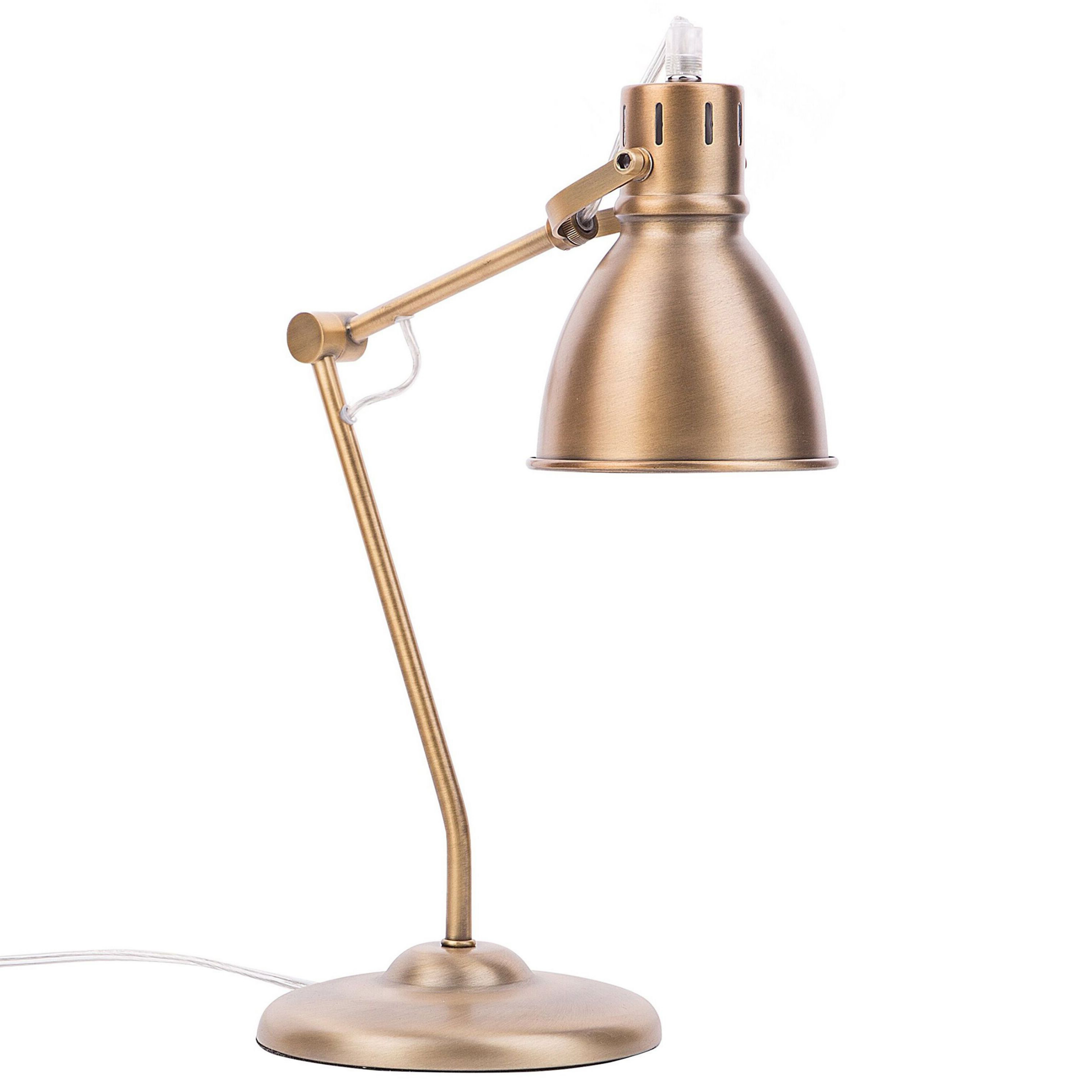 Bureaulamp metaal brons MONSAN