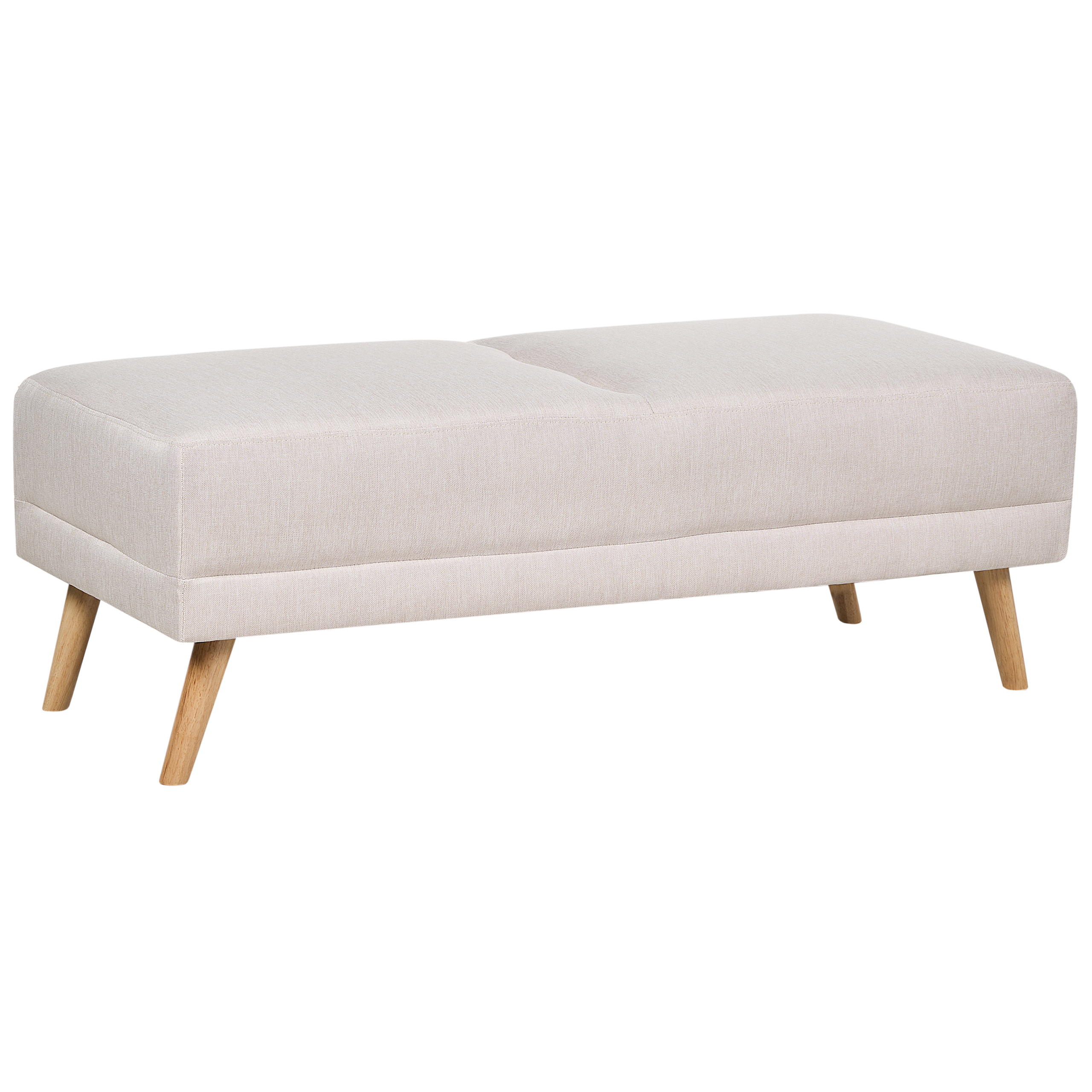 Voetenbank stof beige FLORLI