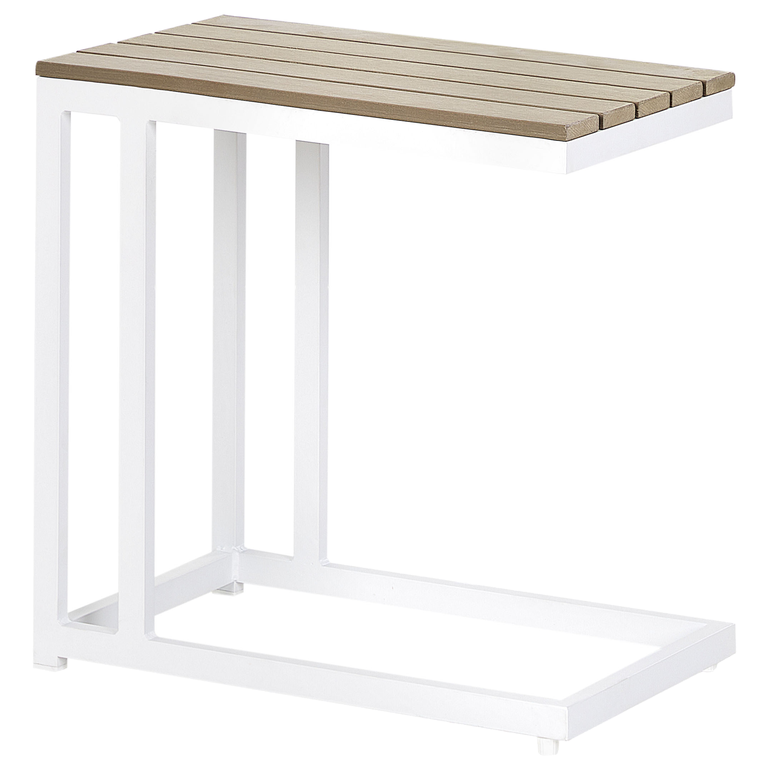 Tuintafel Bewerkt hout Wit MESSINA