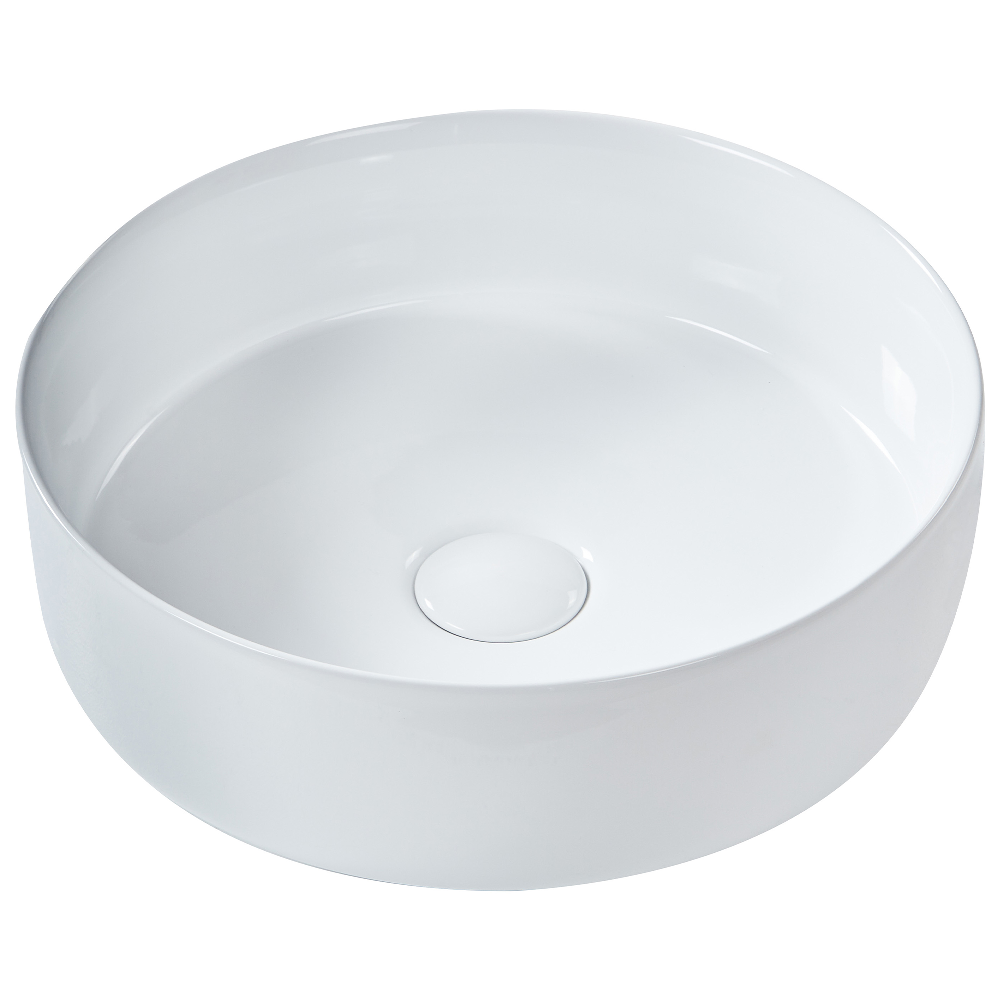 Wastafel keramiek wit rond ⌀ 36 cm CALIG