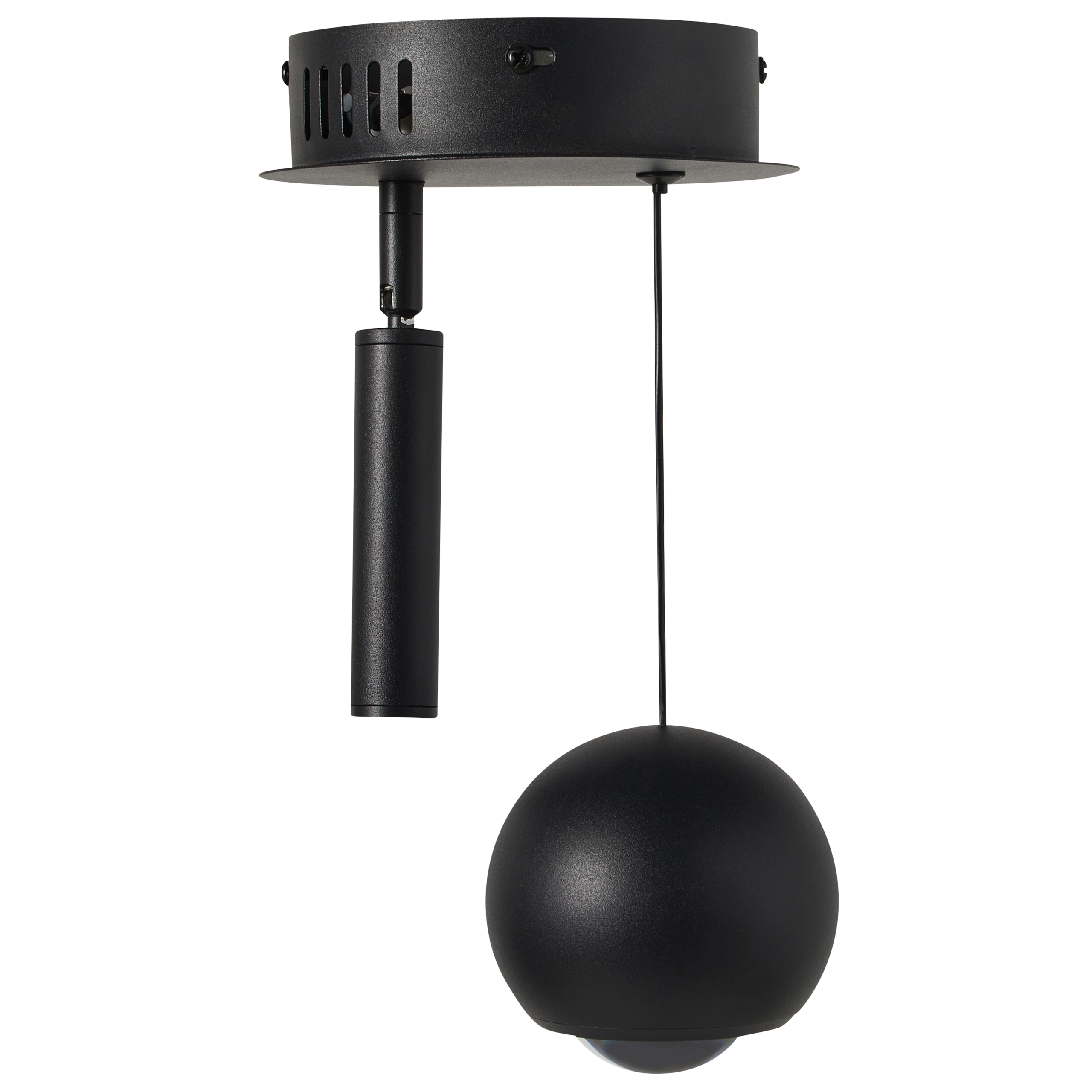 Hanglamp 2 lichten LED zwart MABOLE