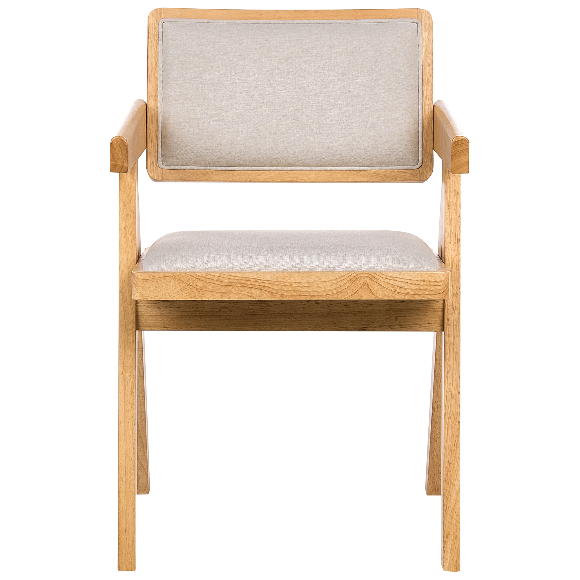 CARMODY dining chair set of 2 Wood Light brown [5]