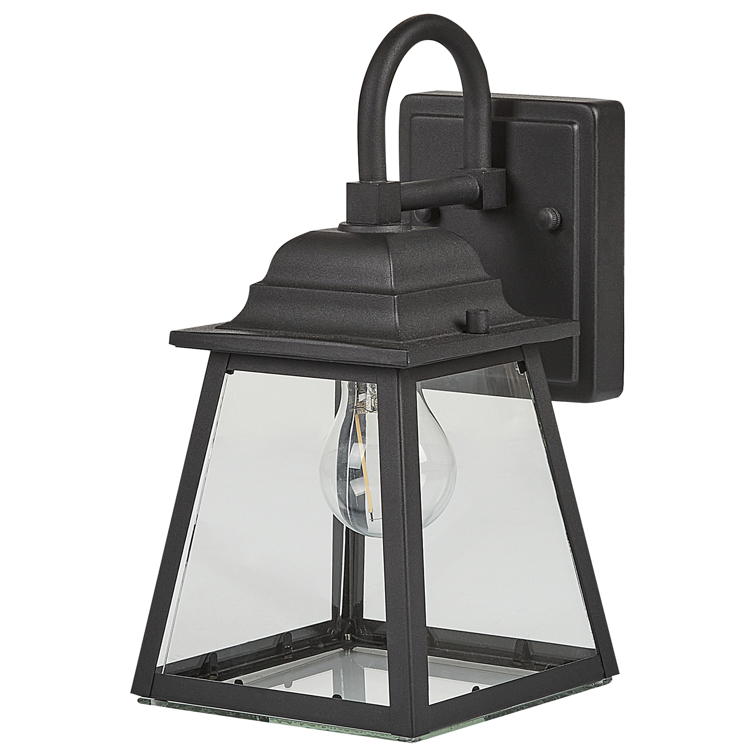 Wandlamp zwart 33 cm GARRY
