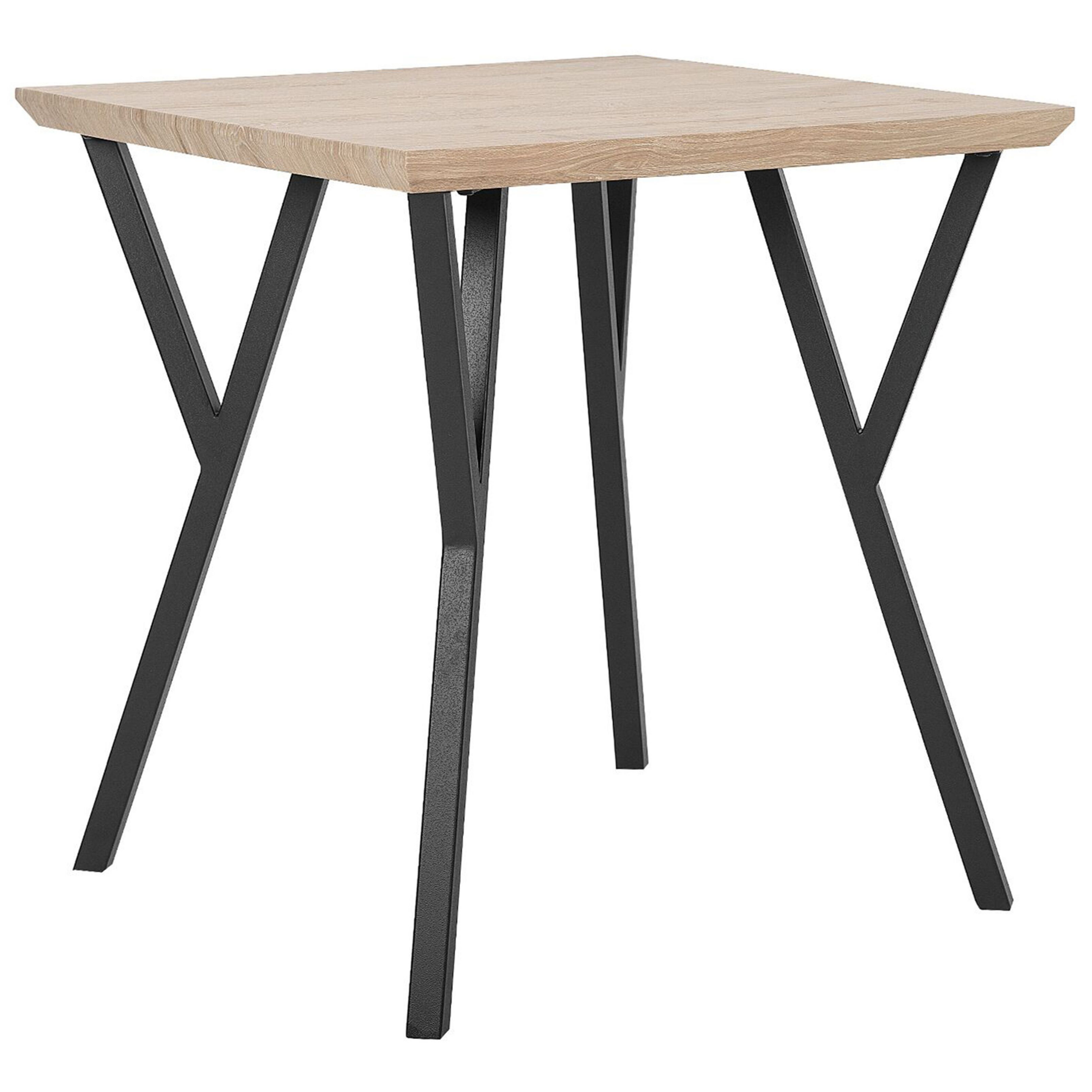 Eettafel hout lichtbruin 70 x 70 cm BRAVO
