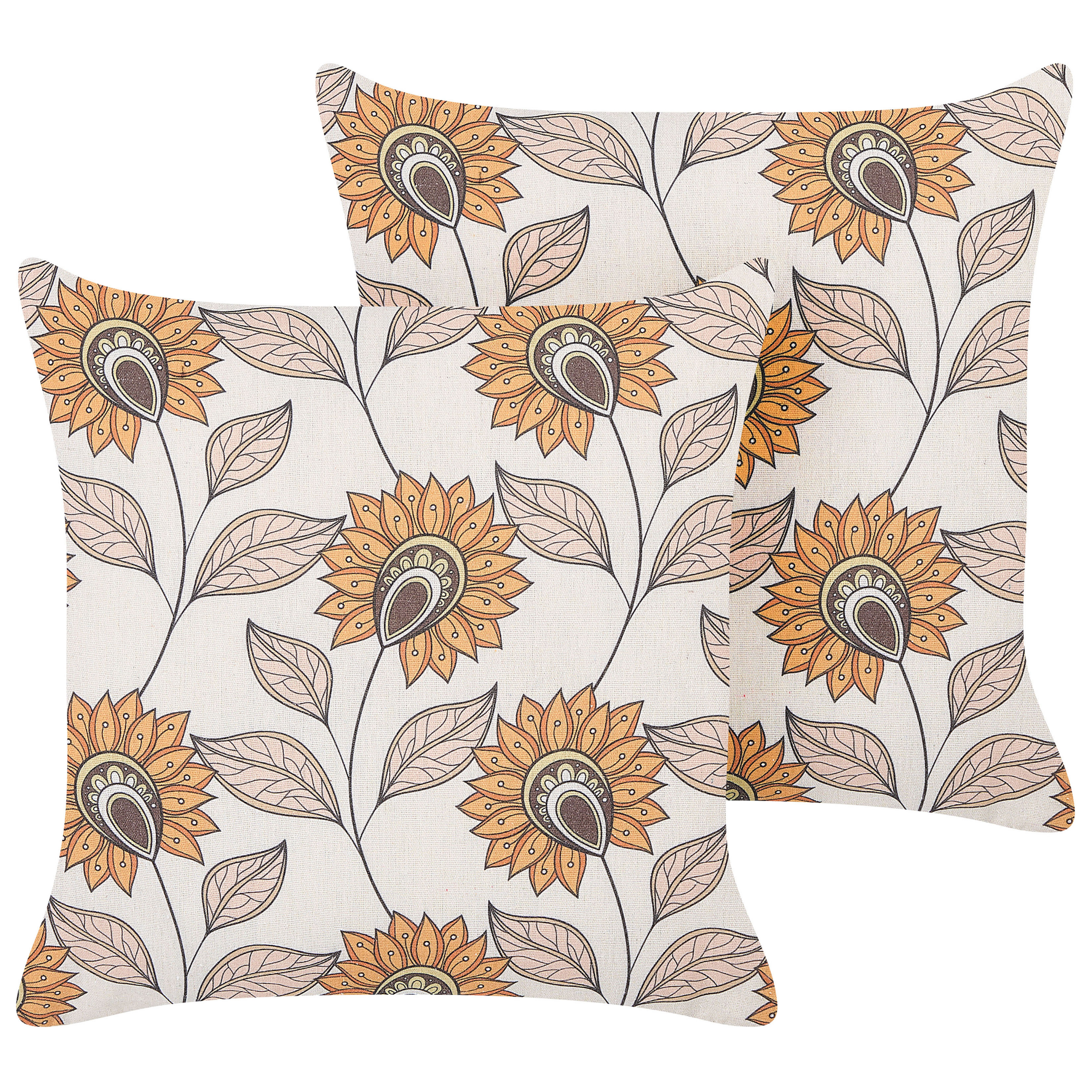 Set van 2 kussens Multicolor TUBEROSE 45 x 45 cm