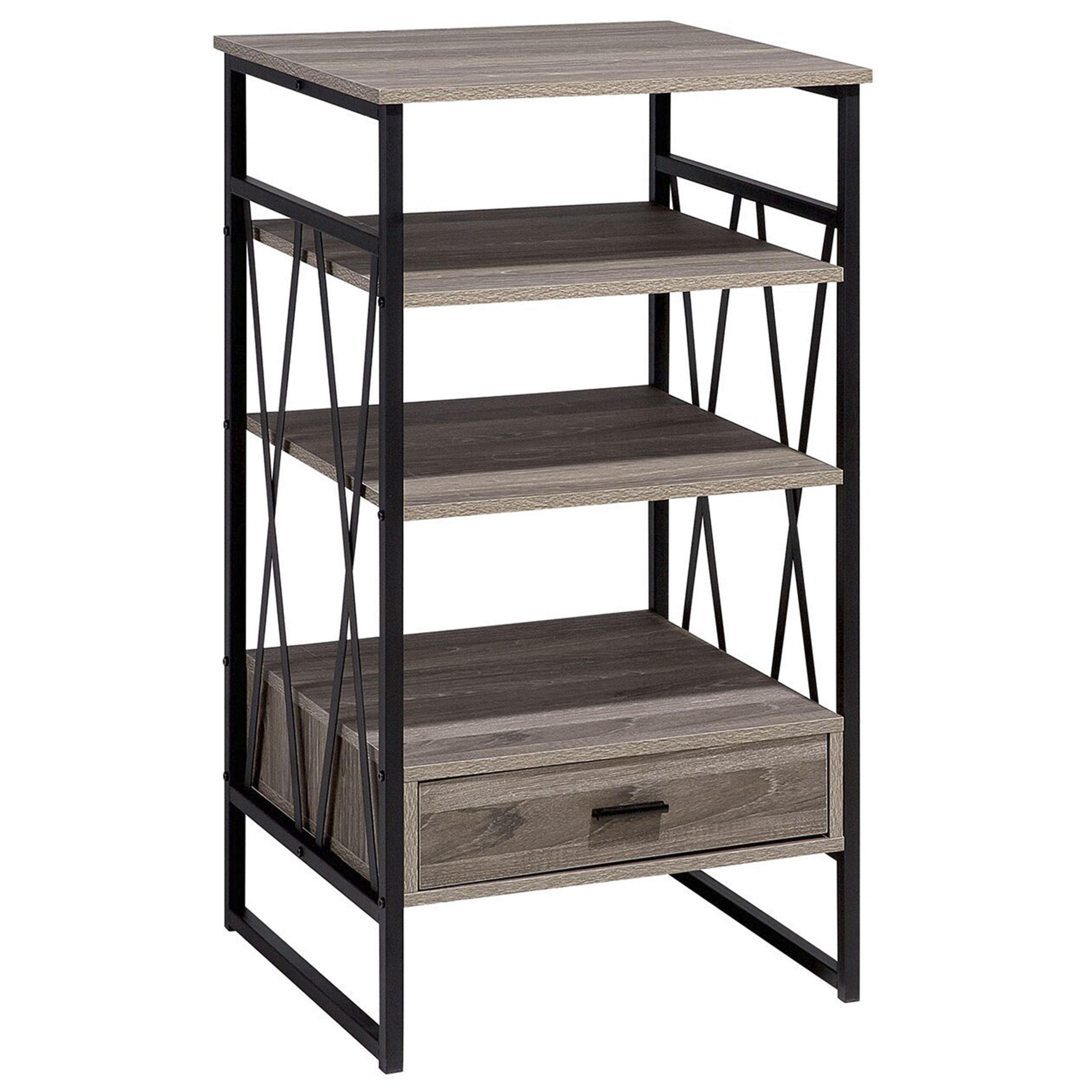 Boekenkast met 3 planken Taupe KEENE