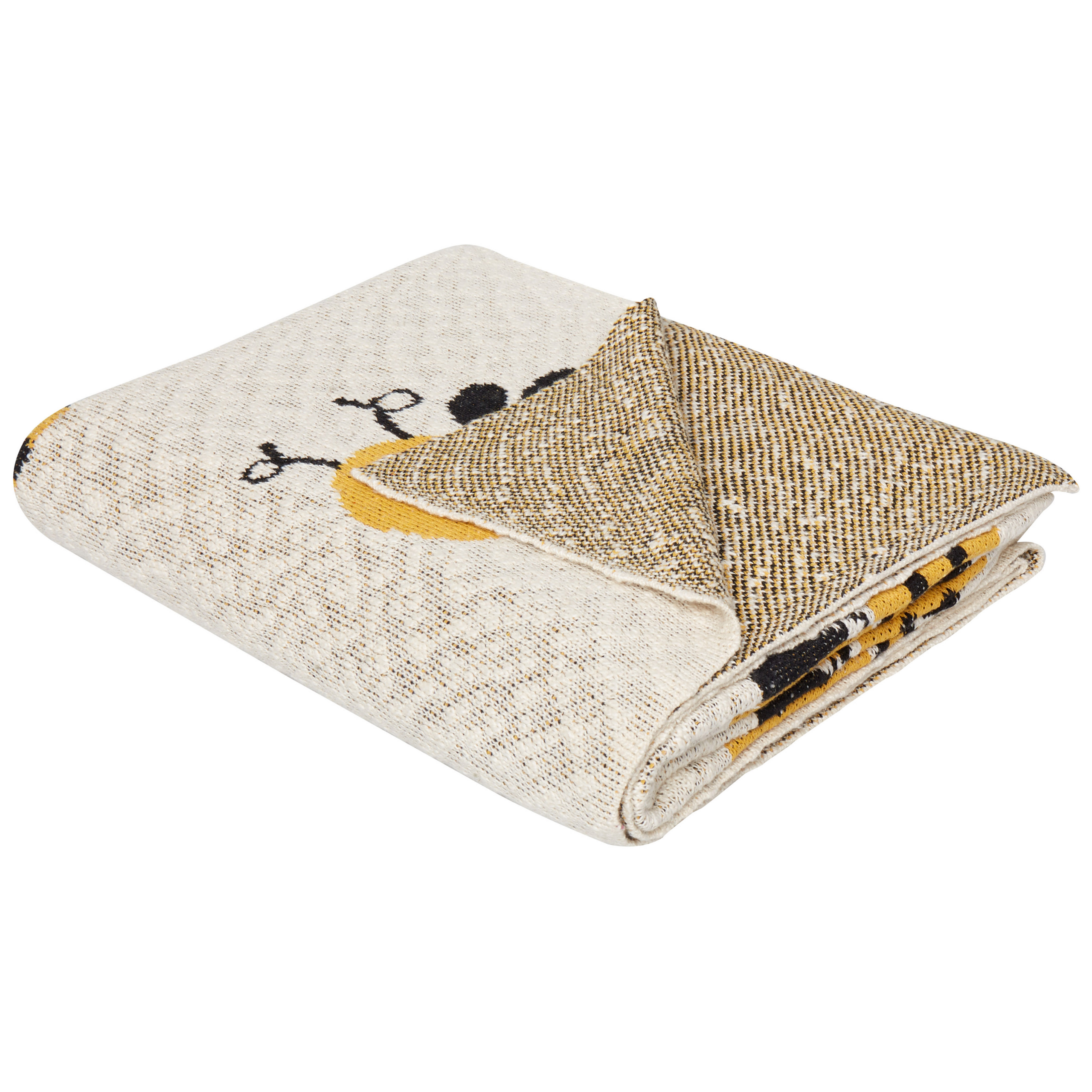 Kinderdeken katoen beige 130 x 170 cm DRAGAN