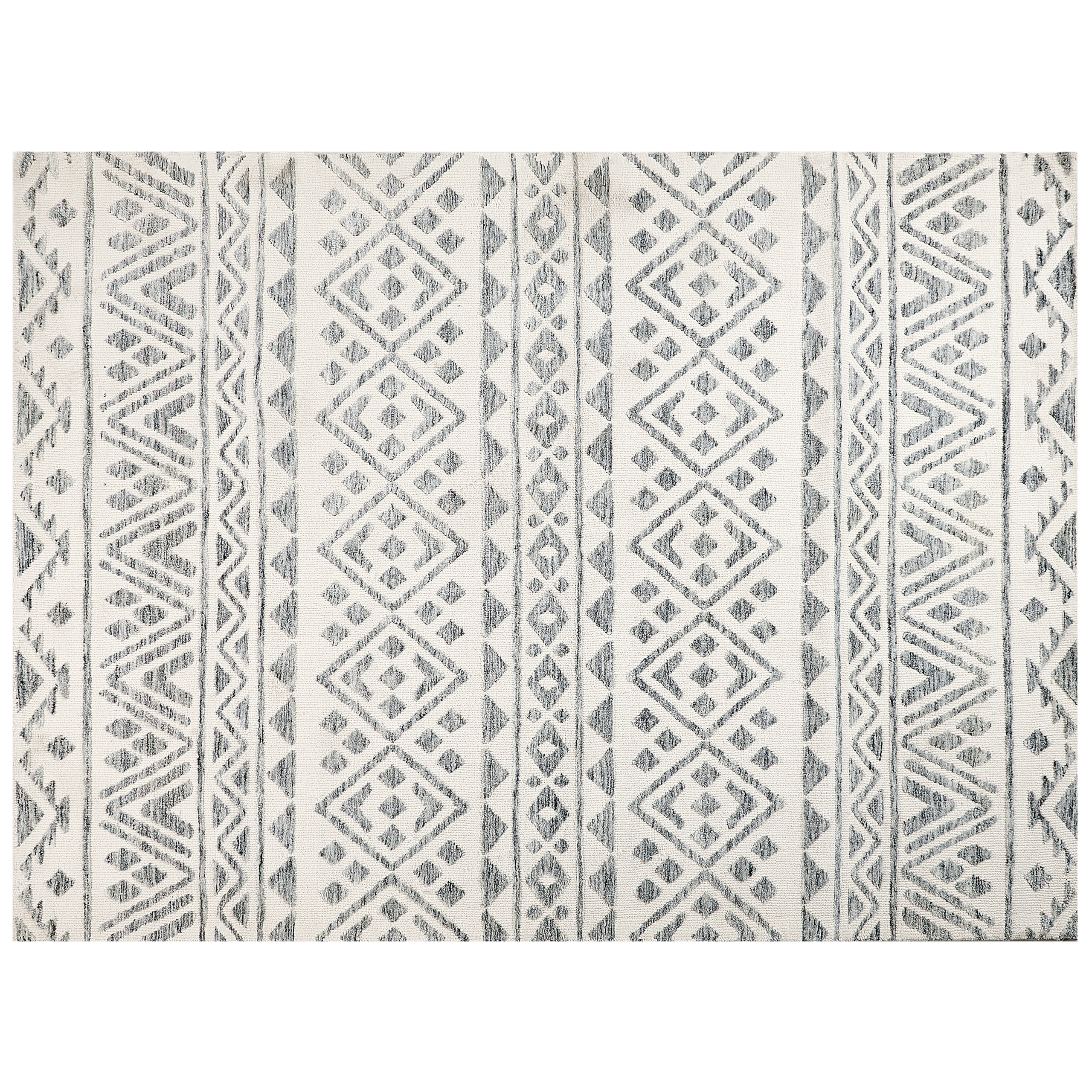 Vloerkleed polyester beige/grijs 300 x 400 cm ASPANI