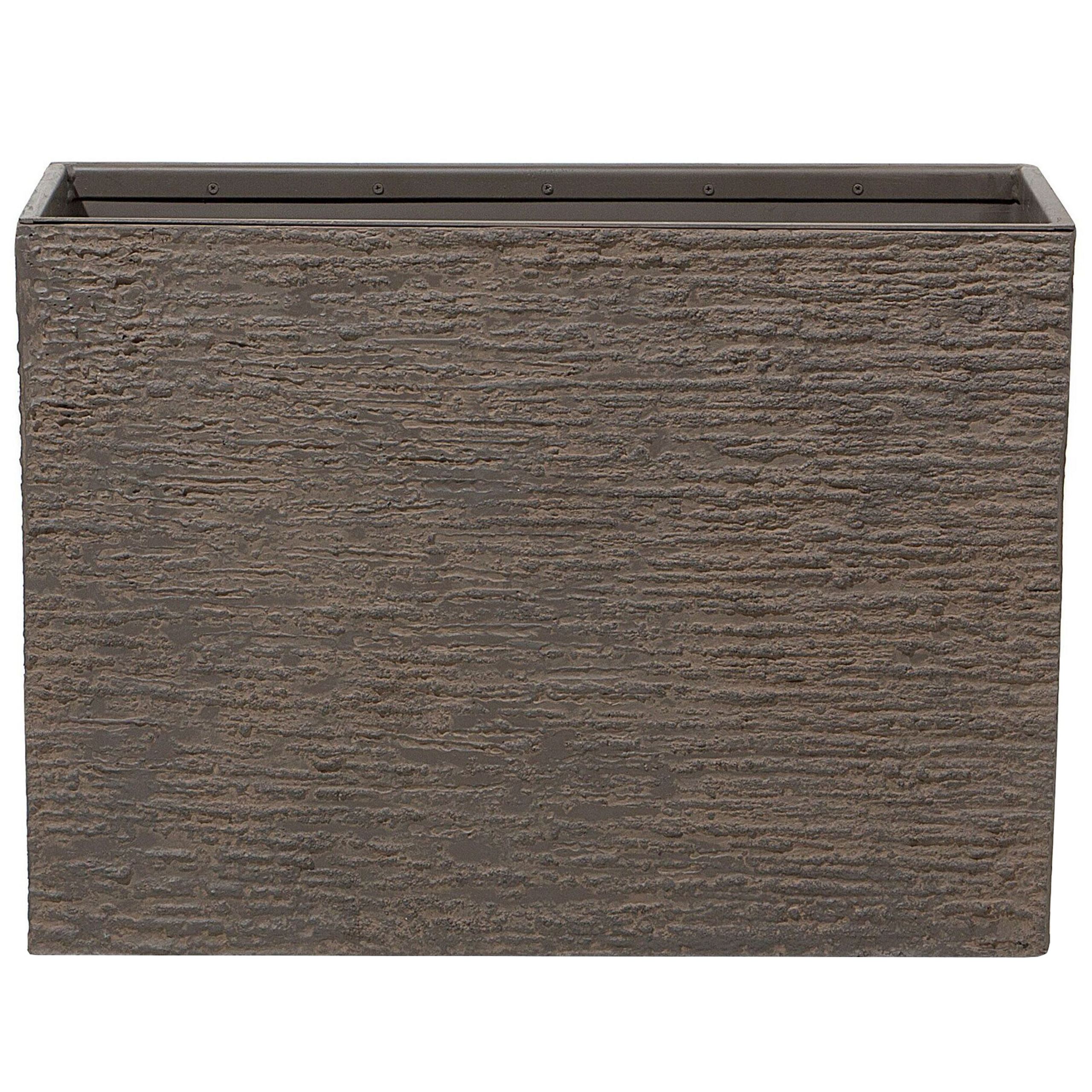 Bloempot donkerbruin 29x70x50 cm EDESSA