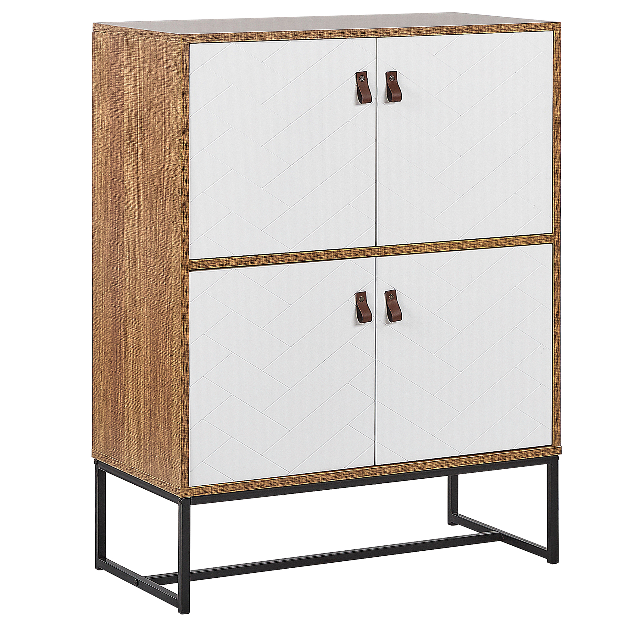 Commode lichtbruin/wit NUEVA