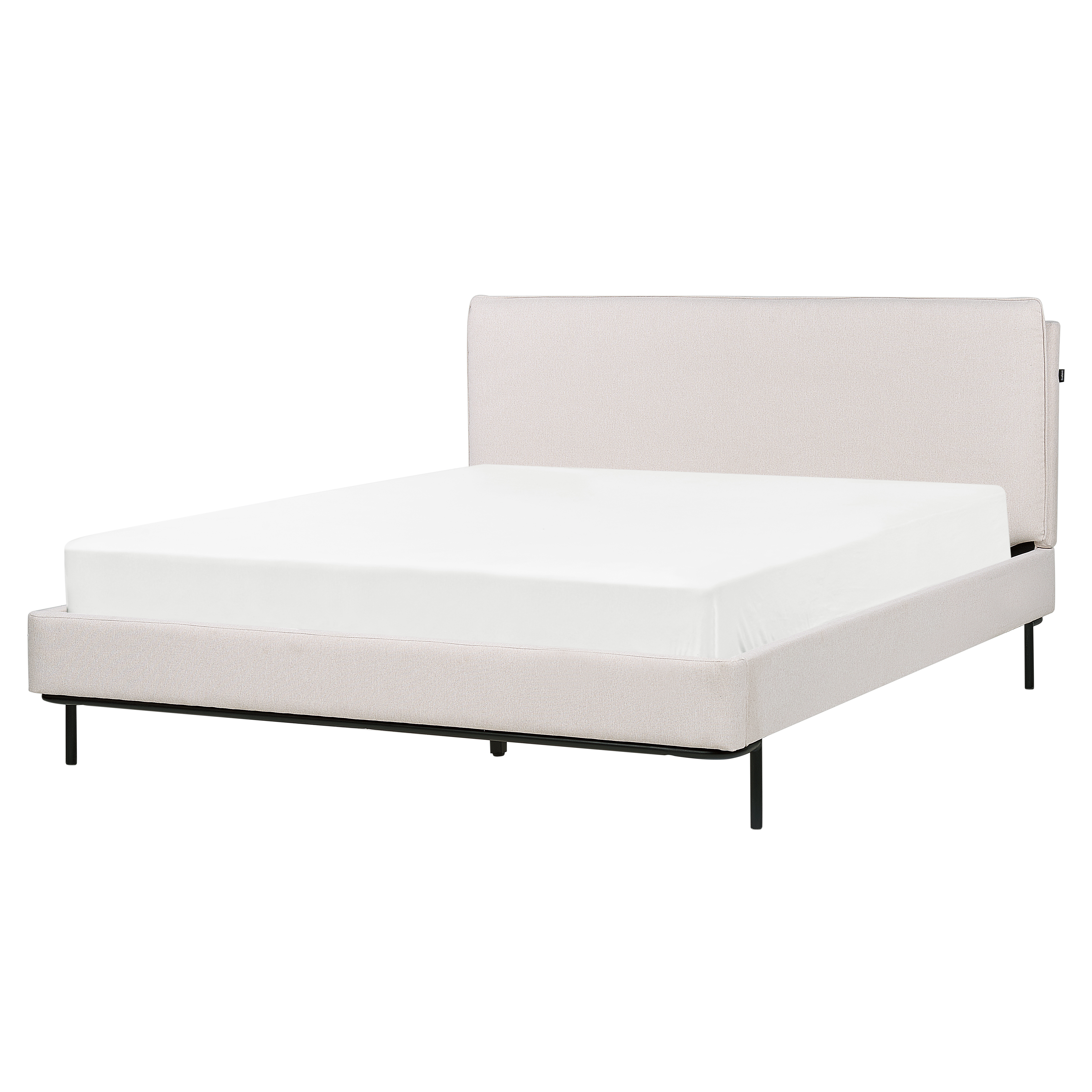 Bed stof crème 160 x 200 cm CORIO