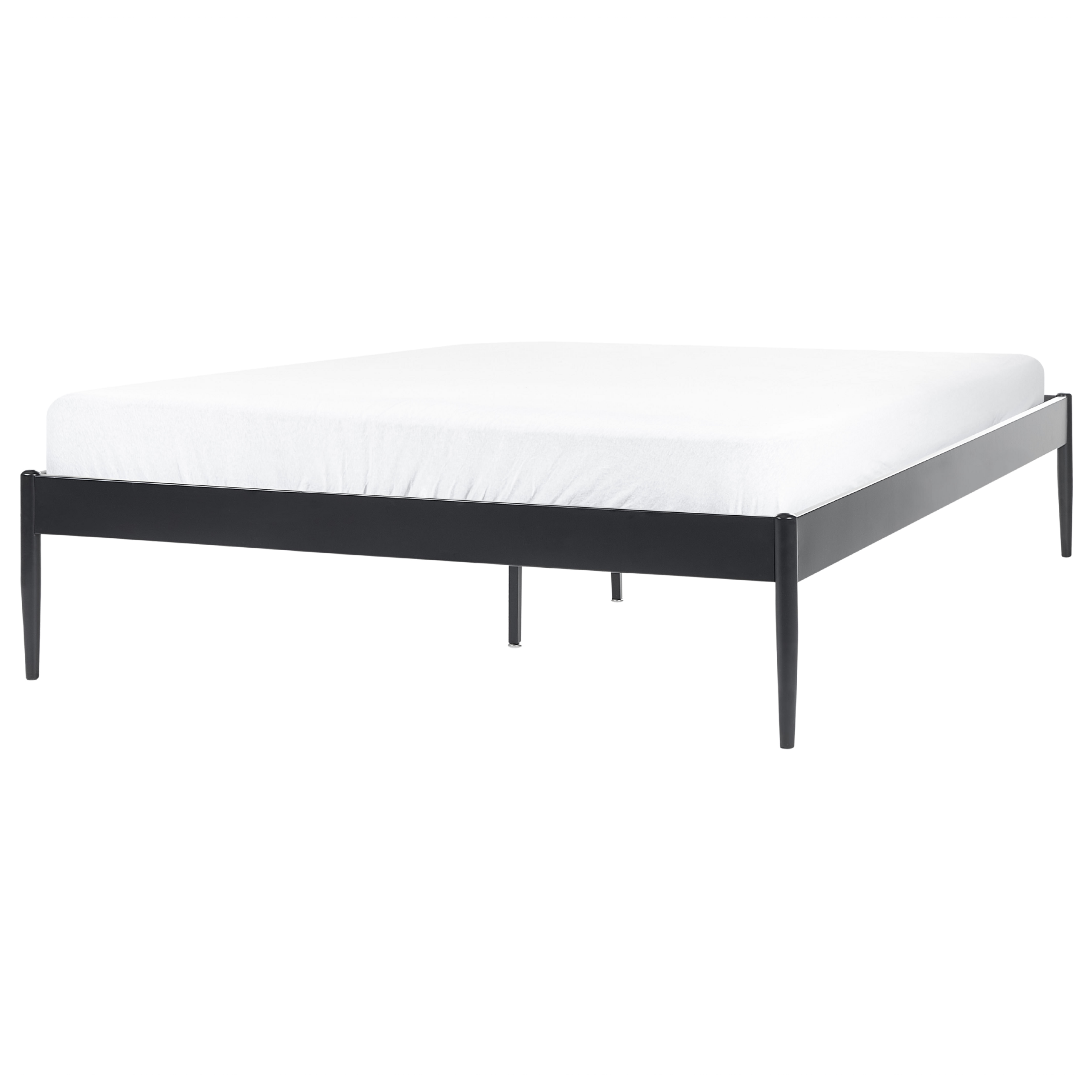 Bed metaal zwart 140 x 200 cm VAURS