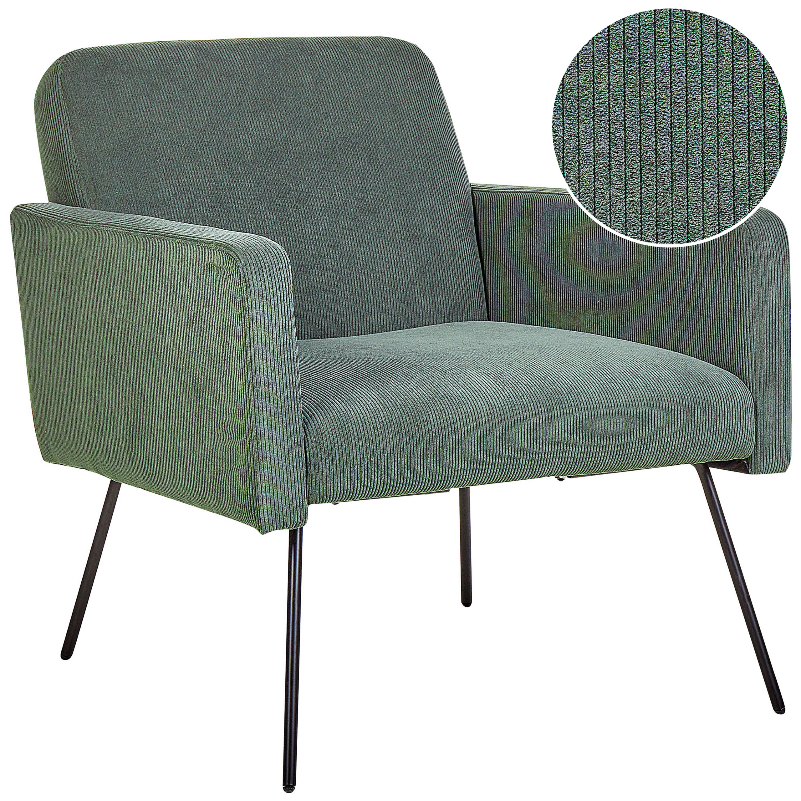 Fauteuil Donkergroen NARKEN