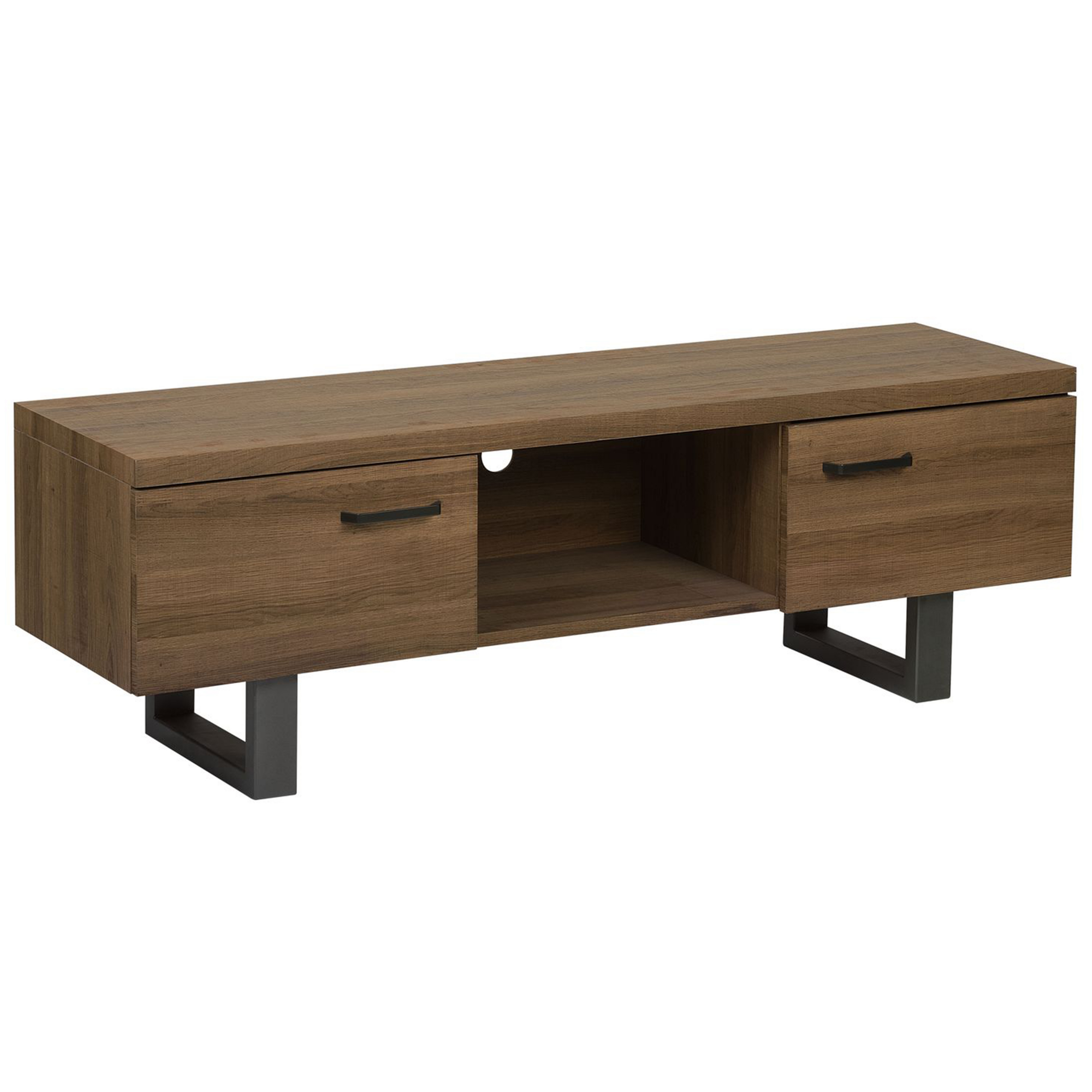 TV-meubel Donkere houtkleur TIMBER
