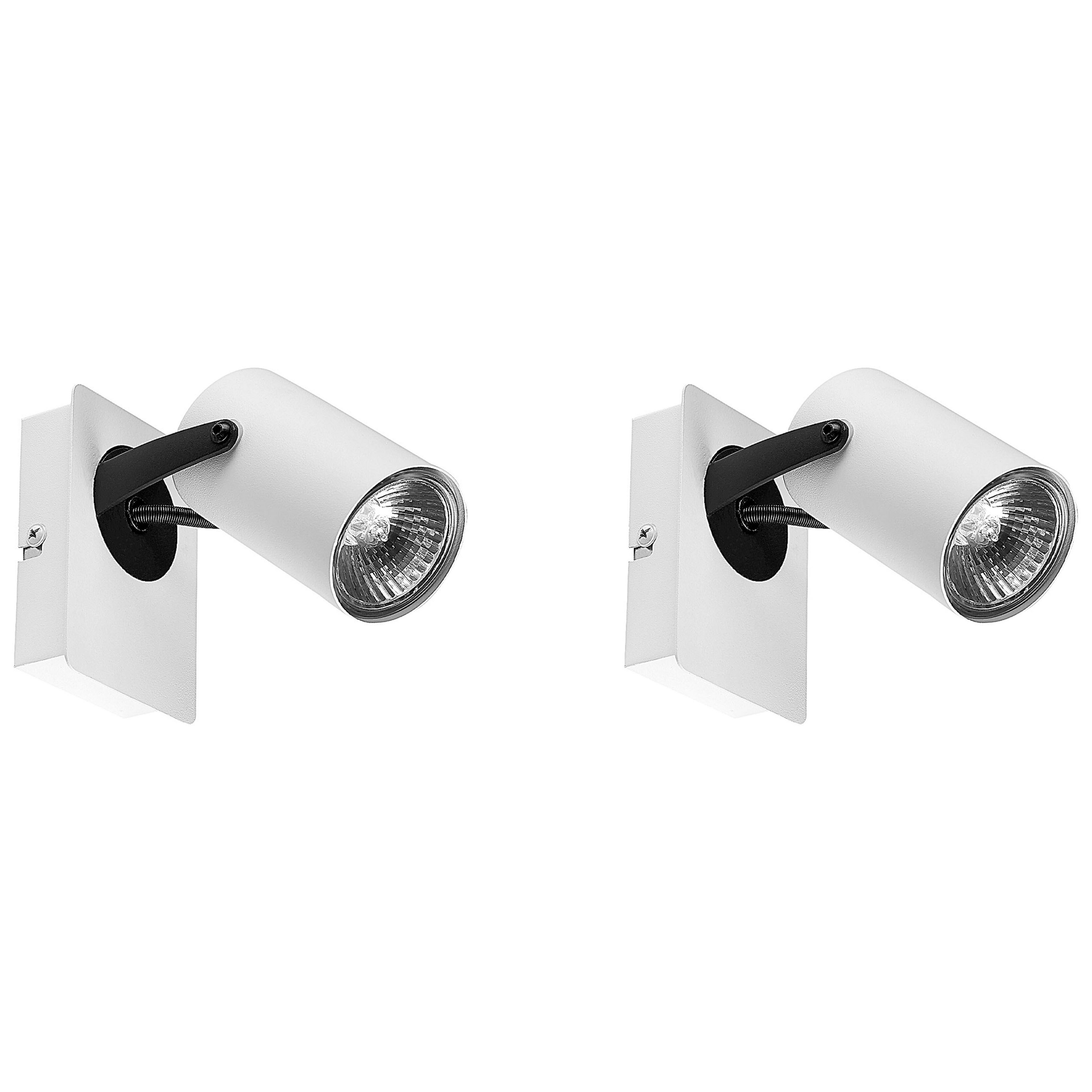 Wandlamp set van 2 wit KLIP