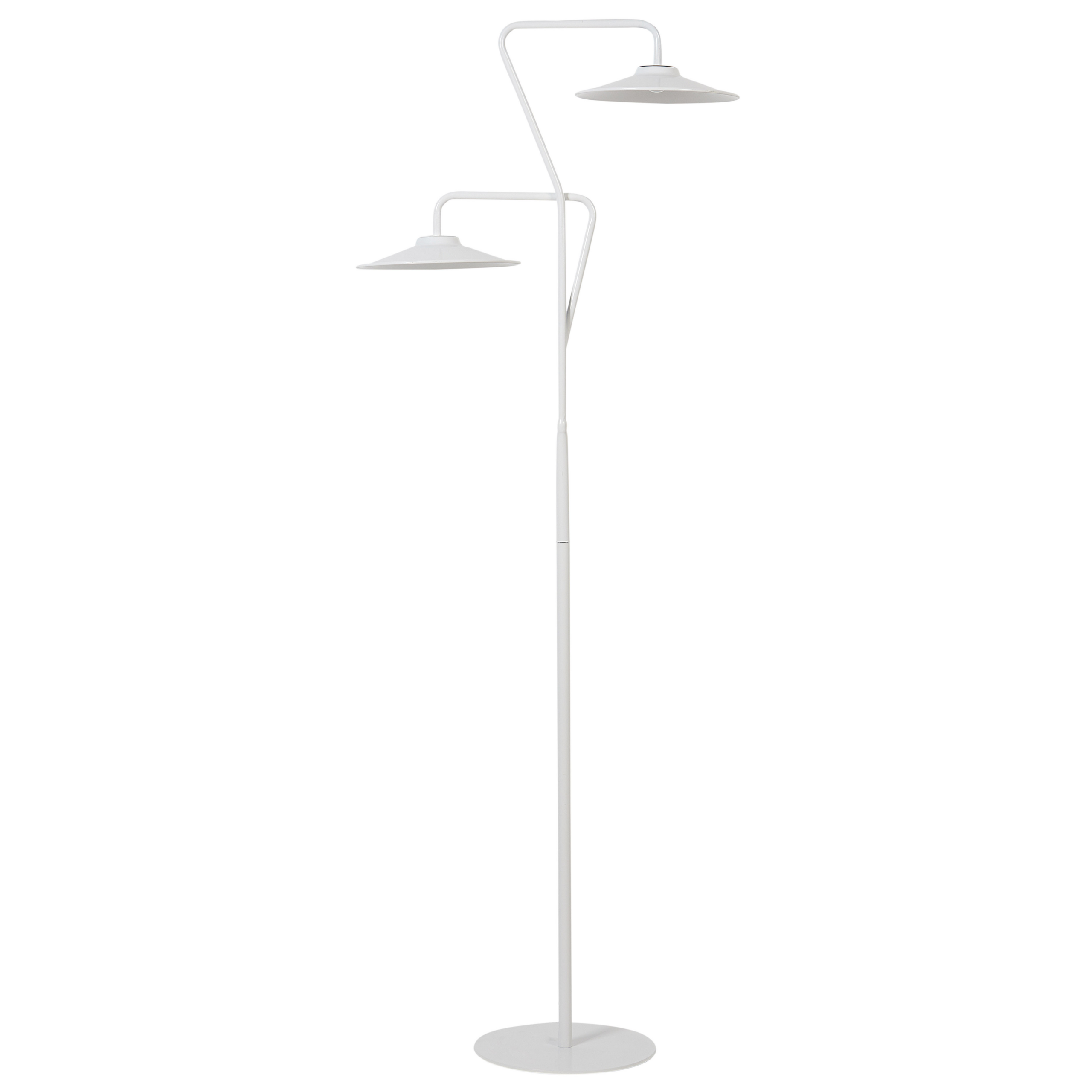 Staande lamp LED metaal wit GALETTI