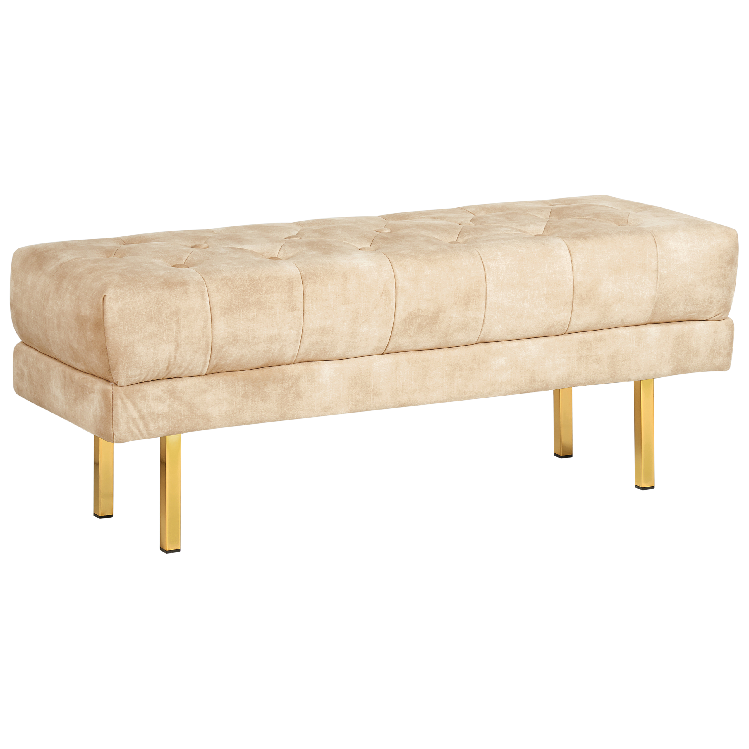 Bank fluweel beige ROSEVILLE