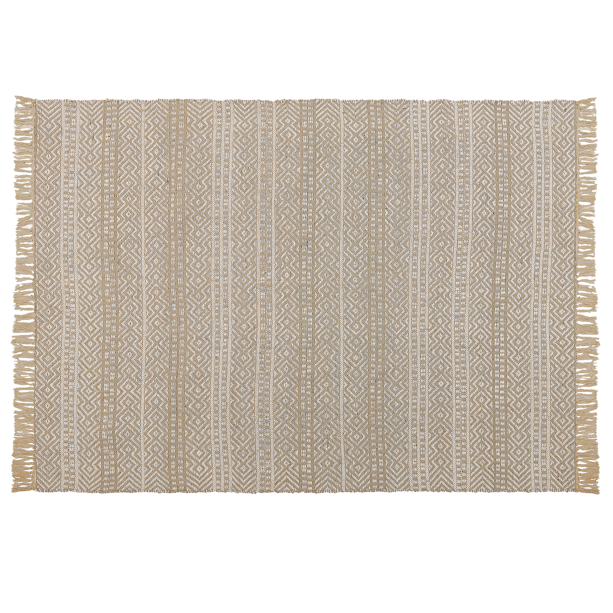 Vloerkleed jute beige 140 x 200 cm DORTYOL