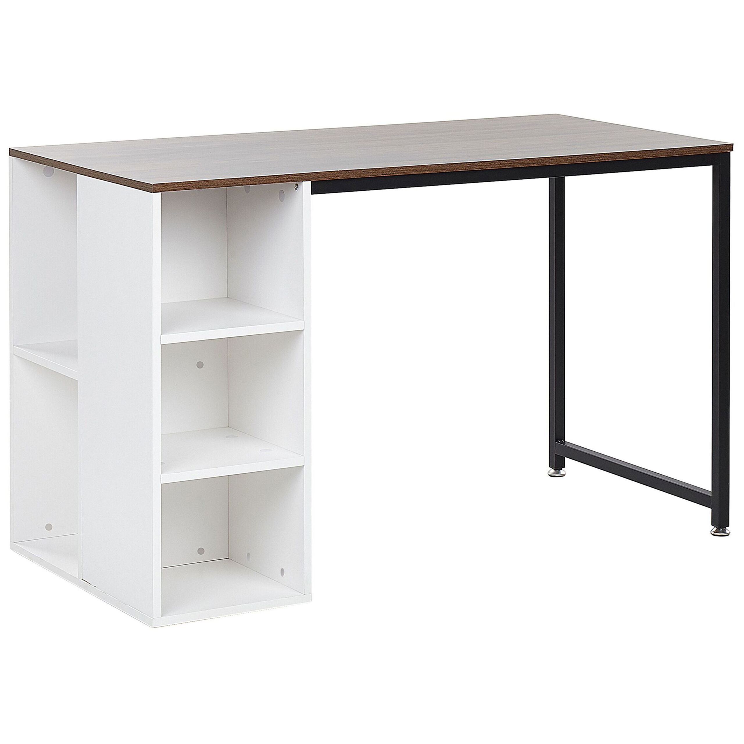 Bureau 120 x 60 cm Donkere houtkleur DESE