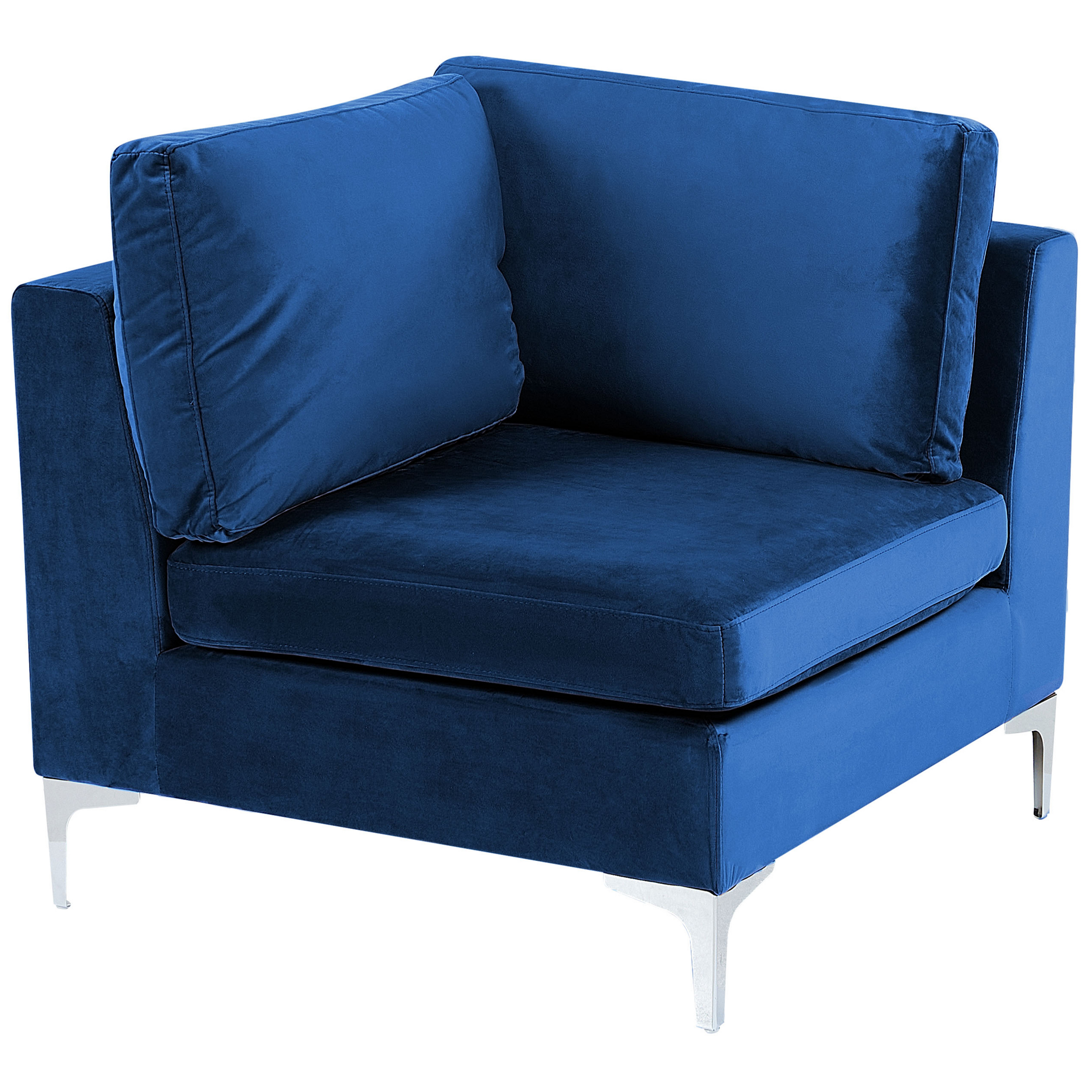 Hoekmodule Fluweel Marineblauw EVJA