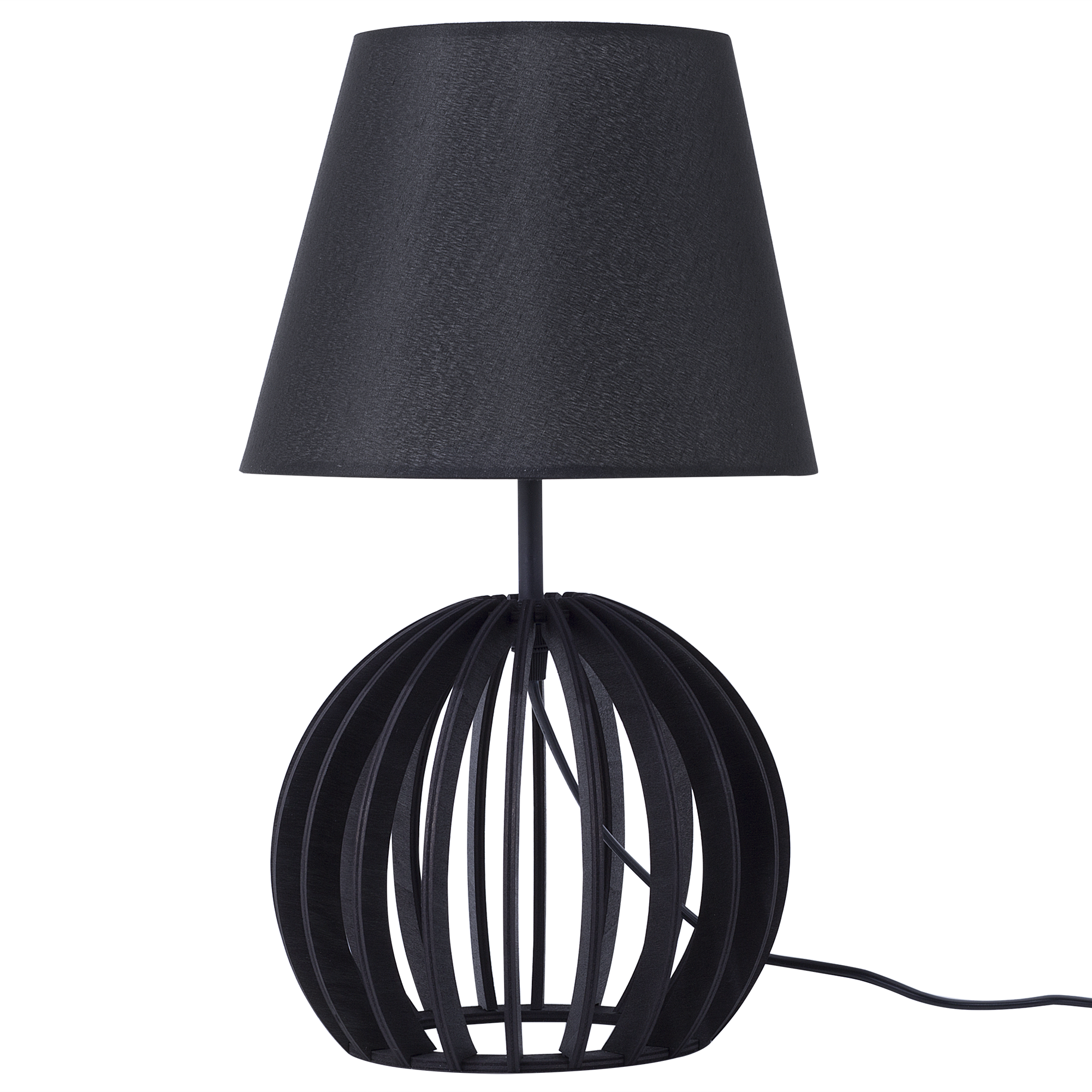 Tafellamp hout zwart SAMO