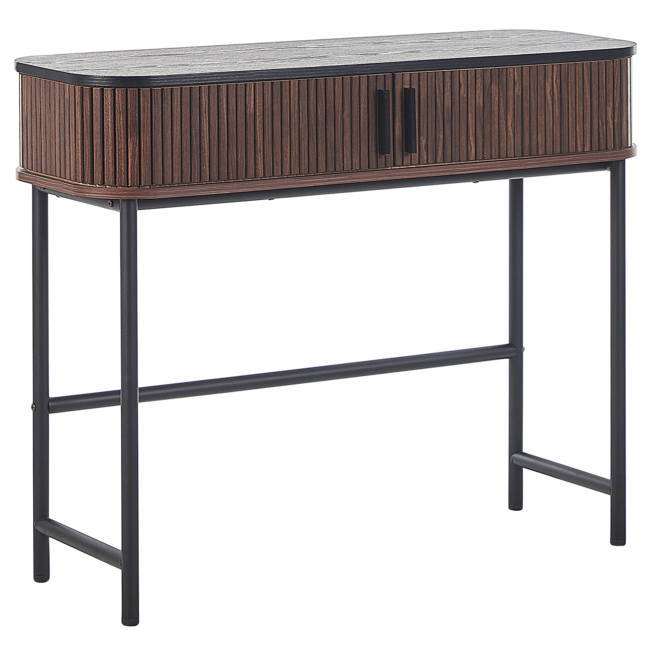 Sidetable donkerhout/zwart JOSE