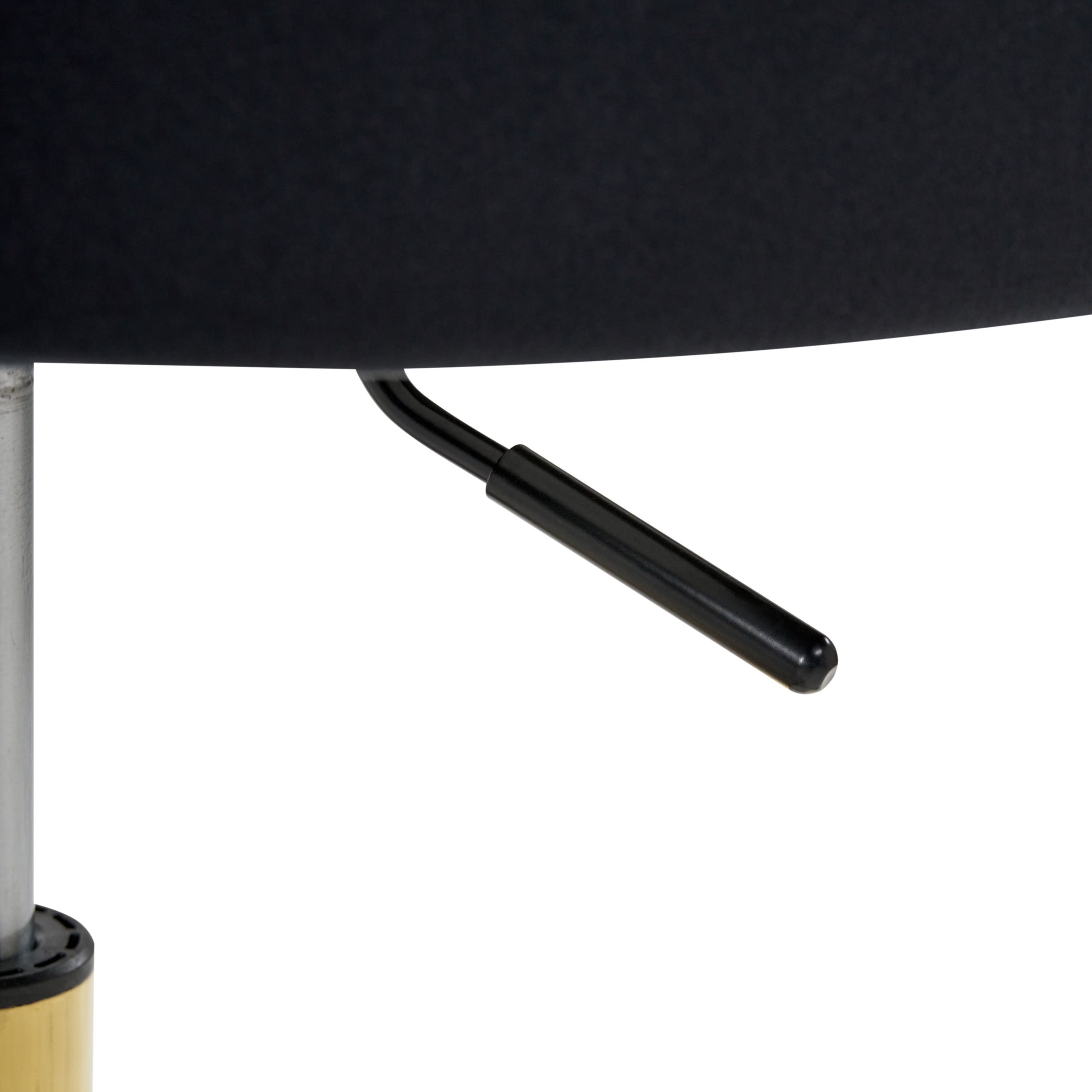 Scaun de birou MONTICELLO Catifea Negru [9]